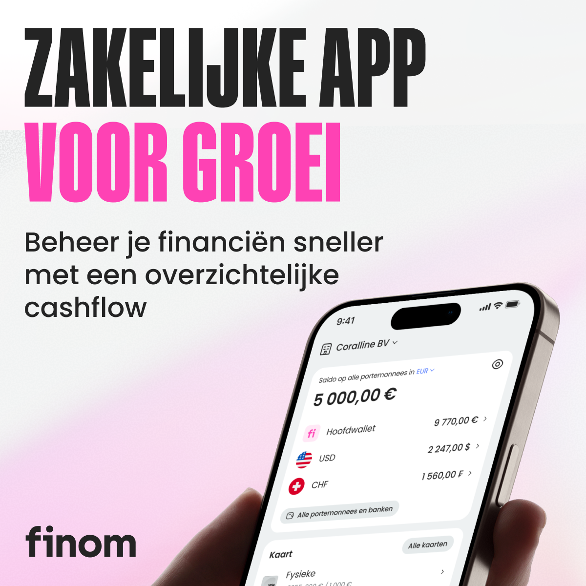 Finom Facebook ad