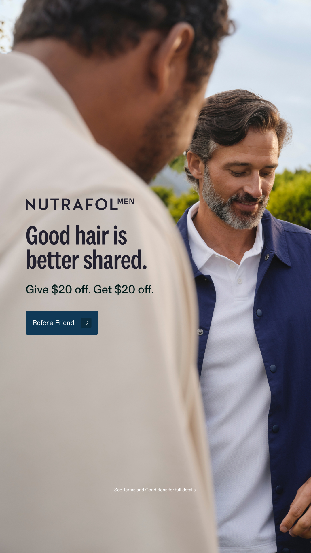 Nutrafol Men Facebook ad