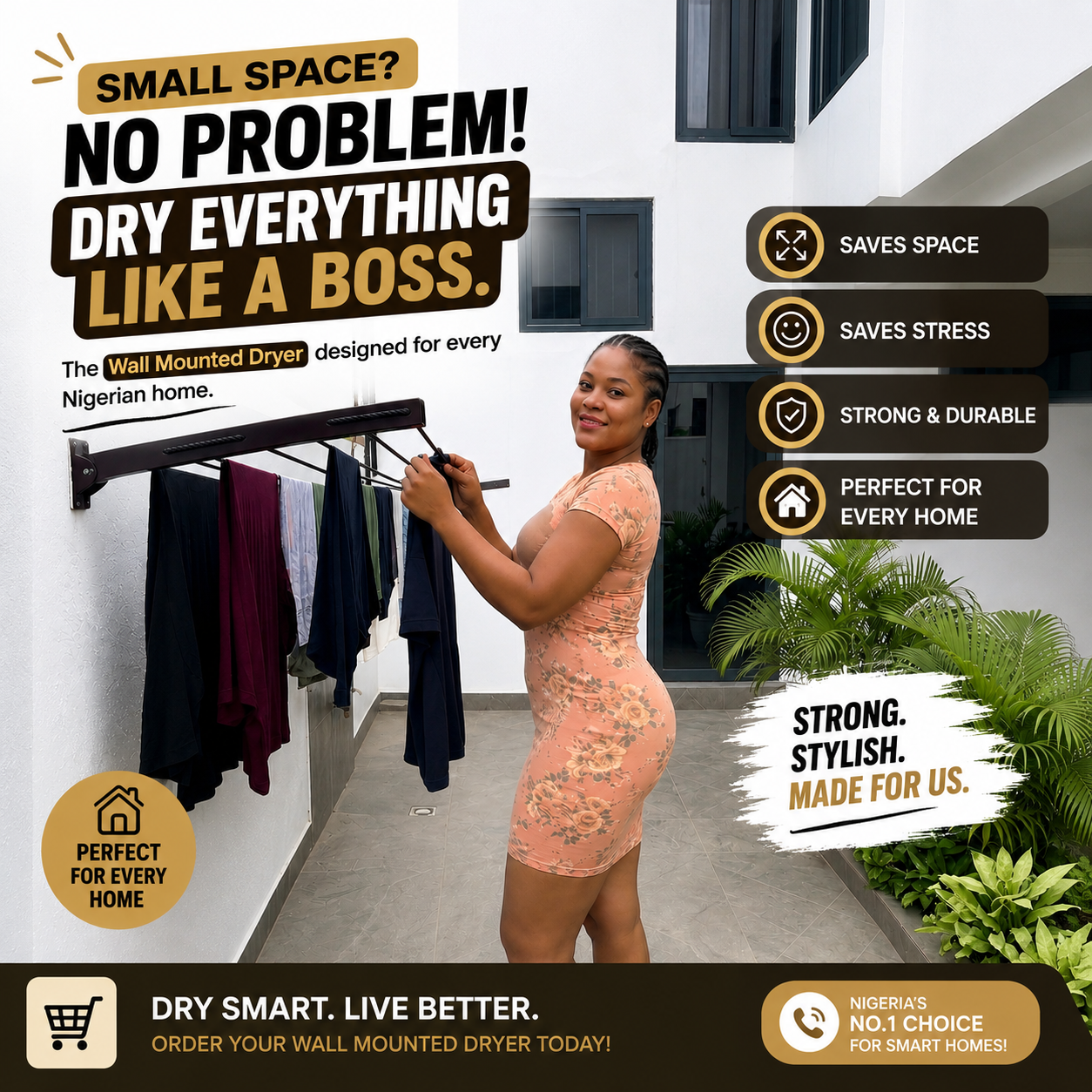 Wall Mounted Dryer Facebook ad