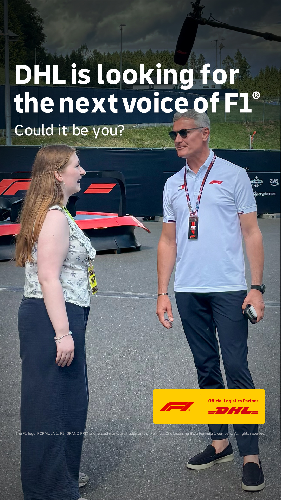 DHL Motorsports Facebook ad from Aug 11, 2026