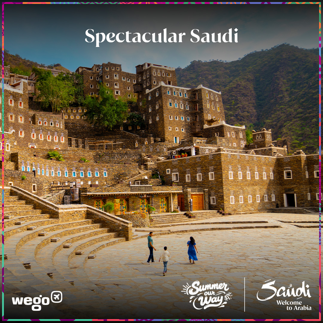Wego Facebook ad: Welcome to Spectacular Saudi