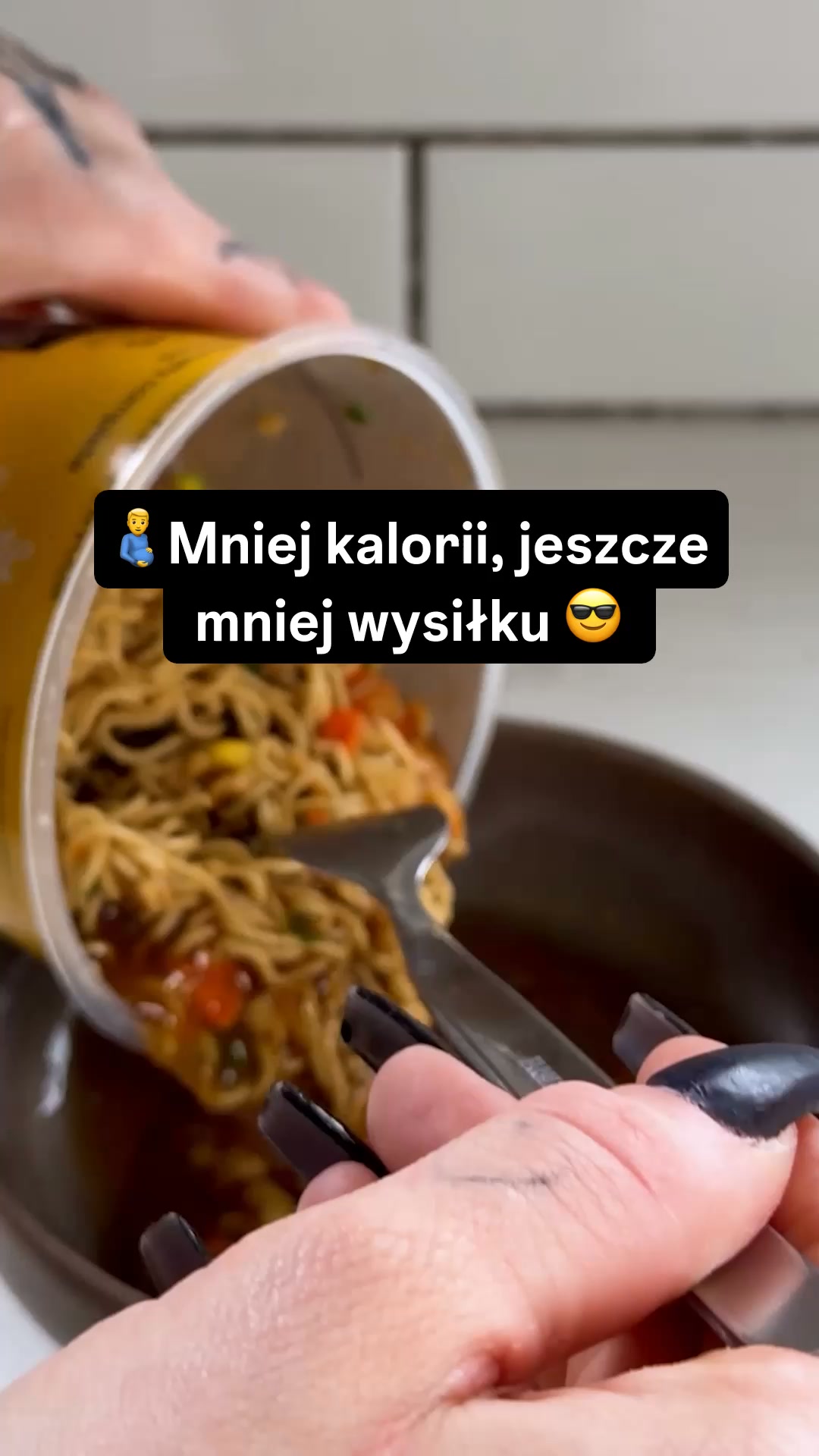 Huel Facebook ad: Nie masz czasu na jedzenie? Z Huel to nie problem.