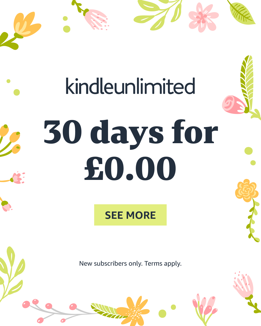Amazon Kindle Facebook ad