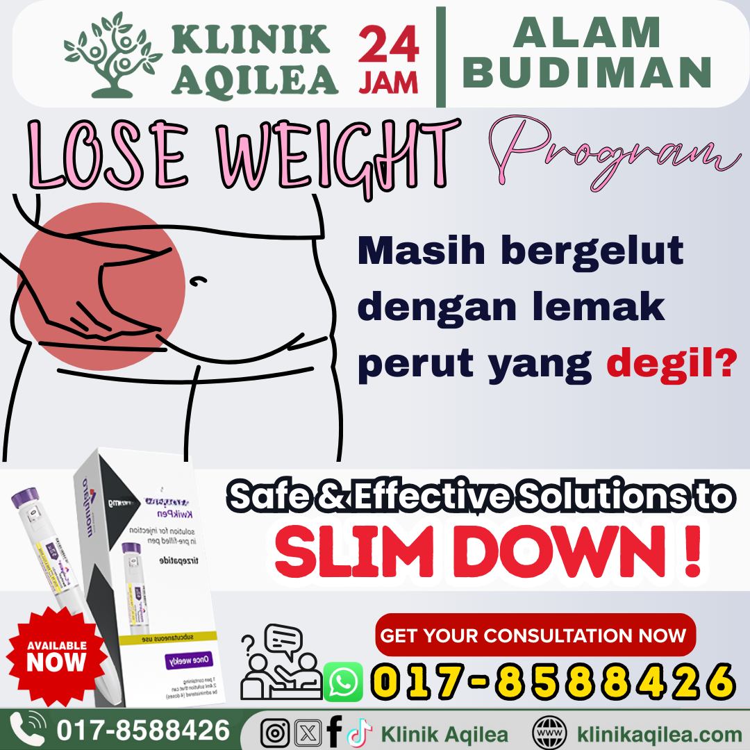 Klinik Aqilea Facebook ad: Masih bergelut dengan lemak perut yang degil?