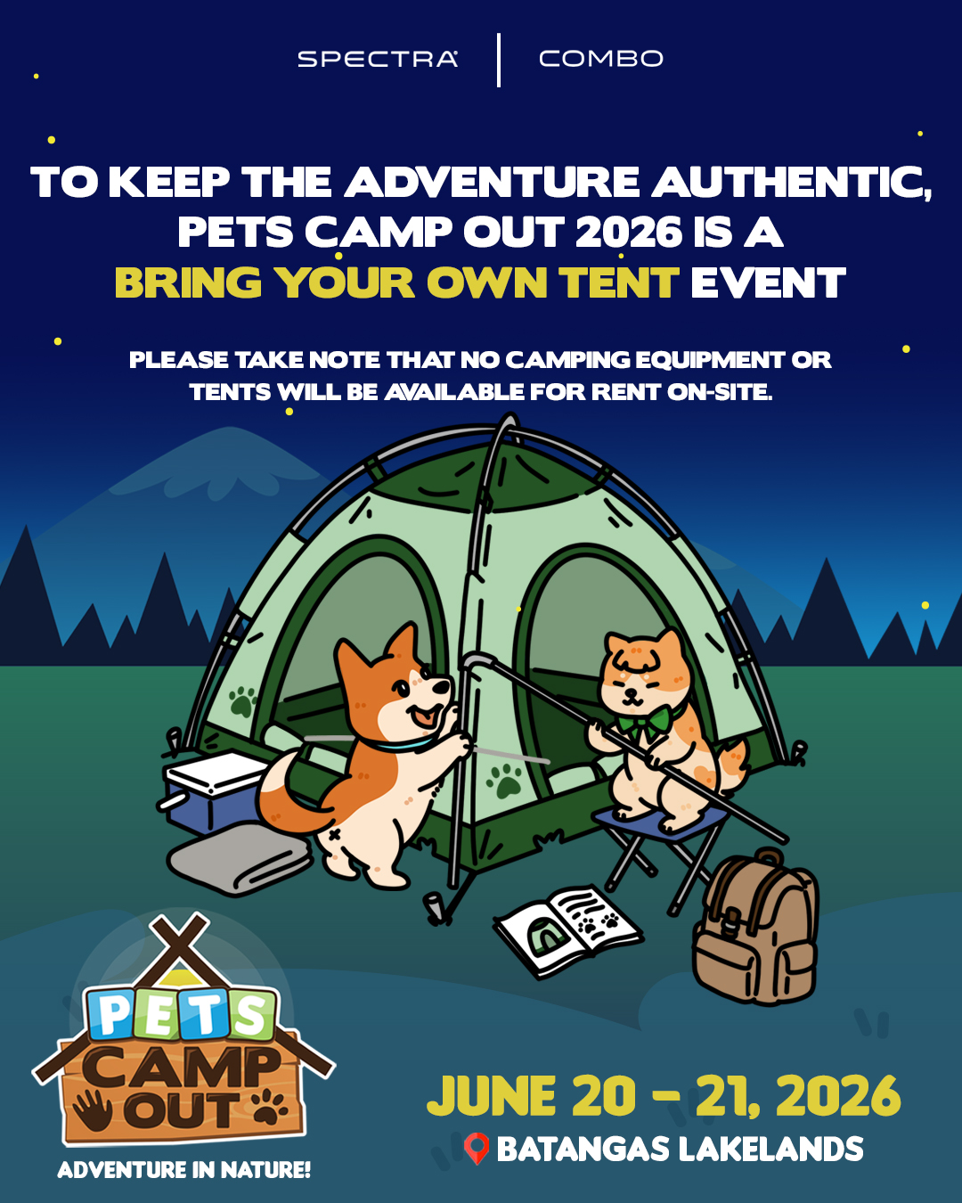 Boehringer Ingelheim Pets PH Facebook ad: Camping Gear is an essential item!