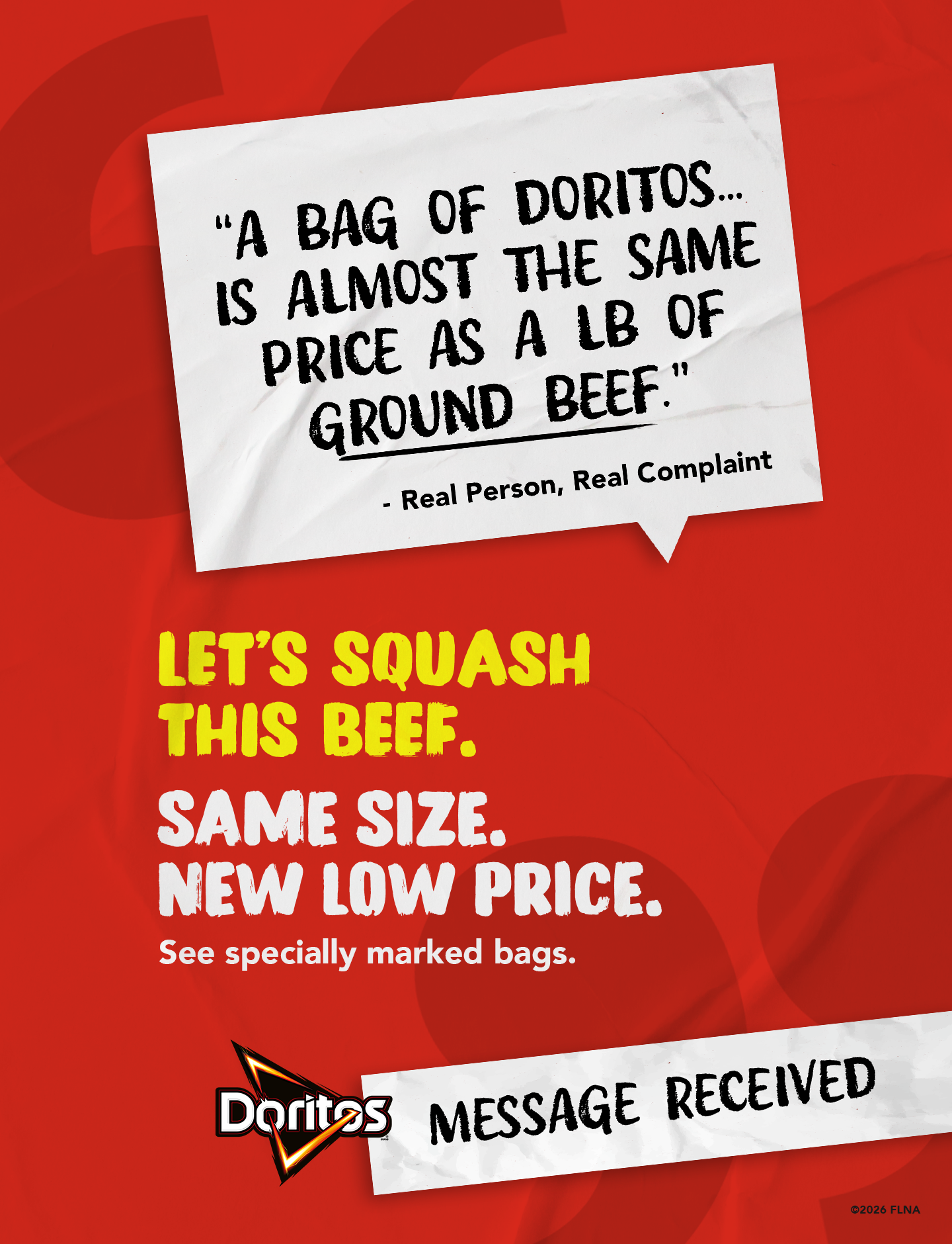 Doritos Facebook ad from Feb 24, 2026