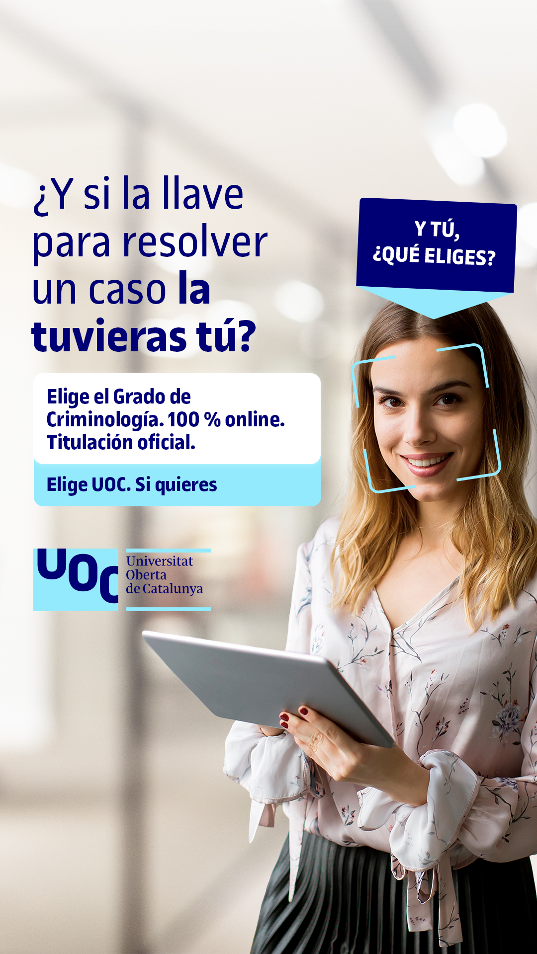 Universitat Oberta de Catalunya (UOC) Facebook ad