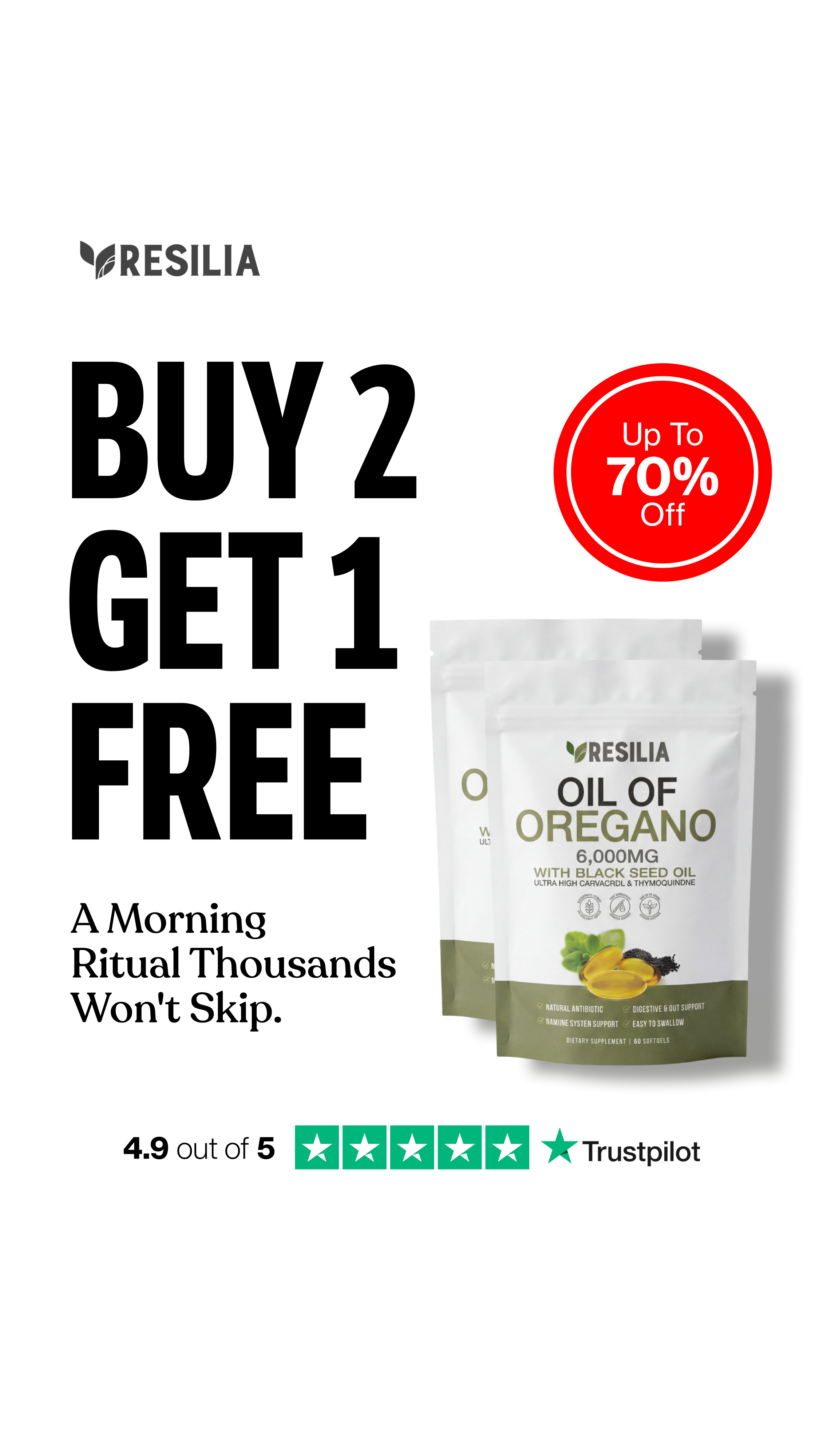 TryResilia Facebook ad