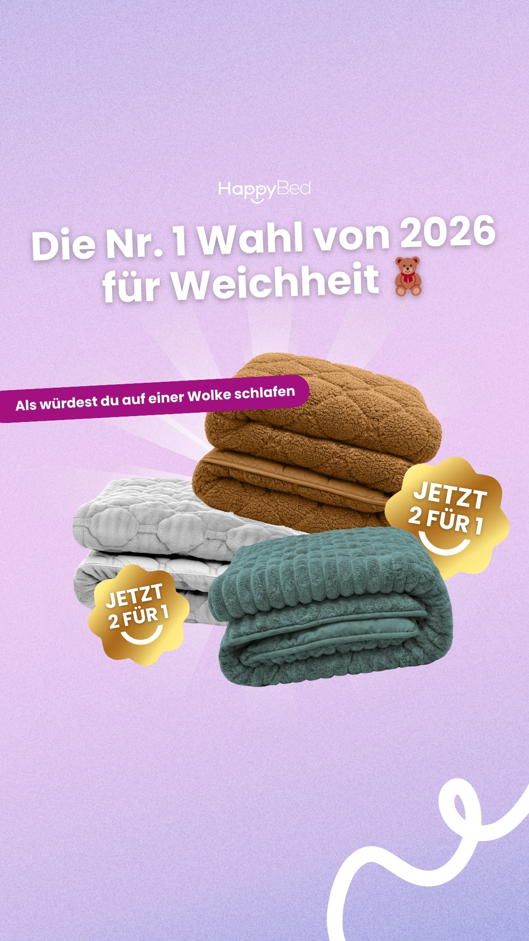 Thehappybed.de Facebook ad