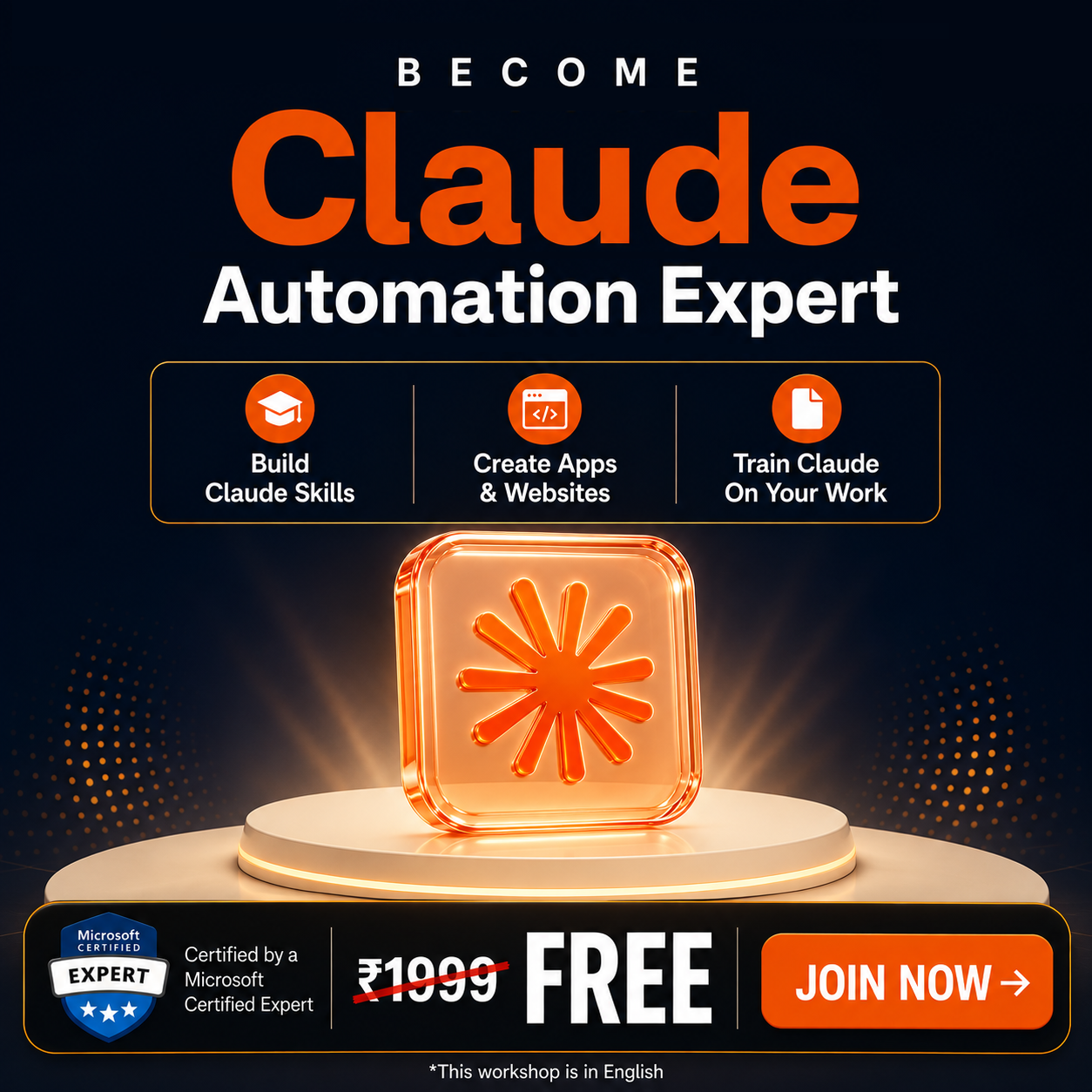 The Claude Club Facebook ad
