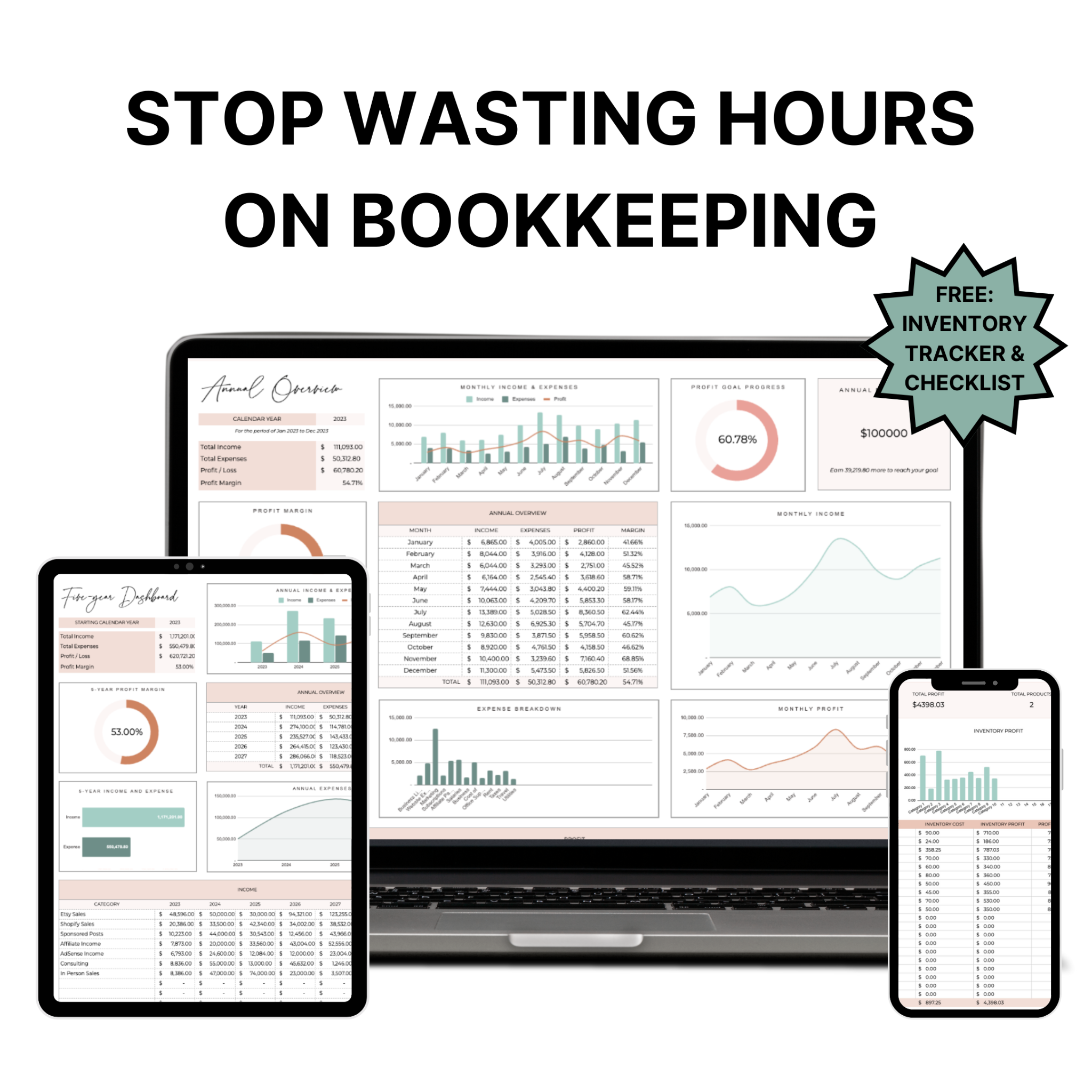 Streamlined Sheets Facebook ad: No Subscriptions. Lifetime Access.