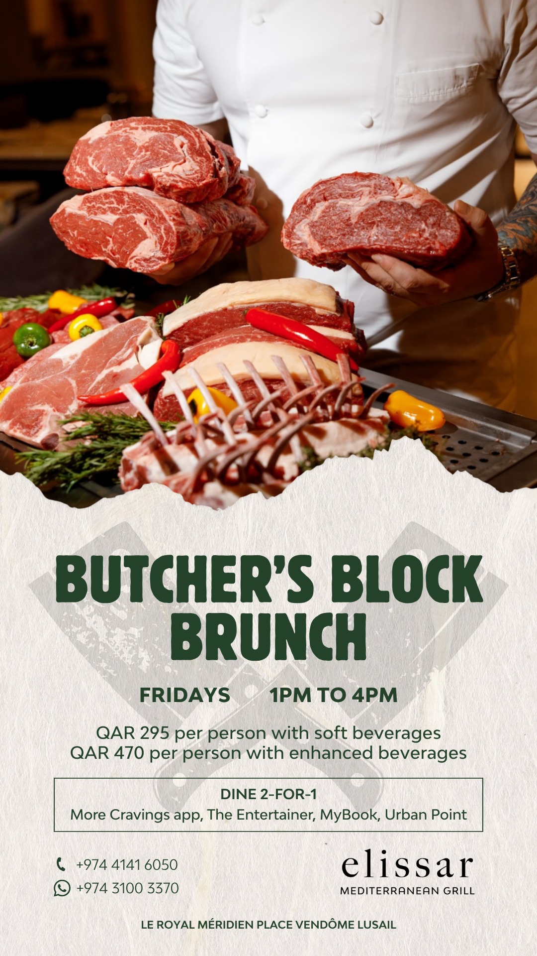 Elissar Mediterranean Grill Facebook ad