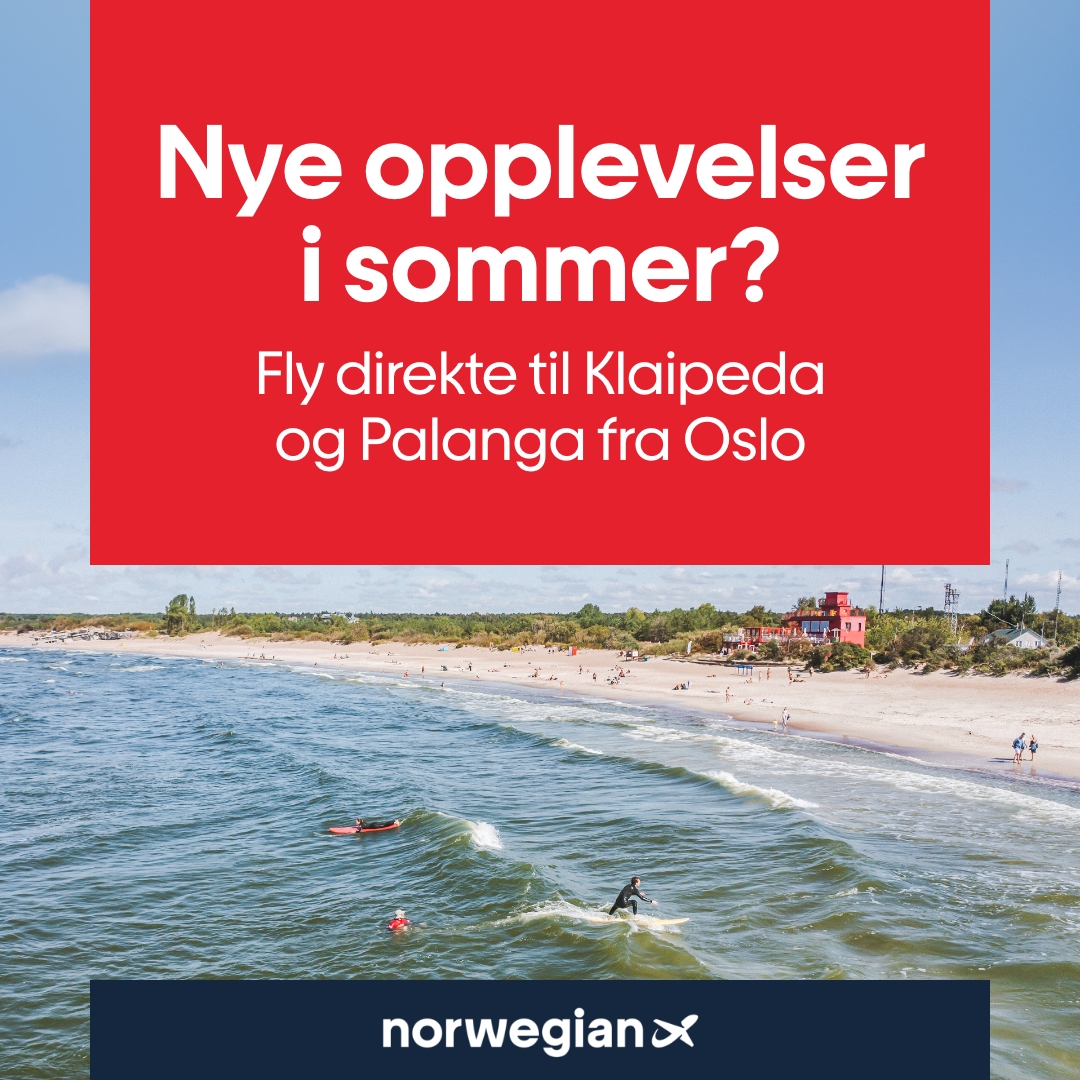 Norwegian Facebook ad from May 12, 2026