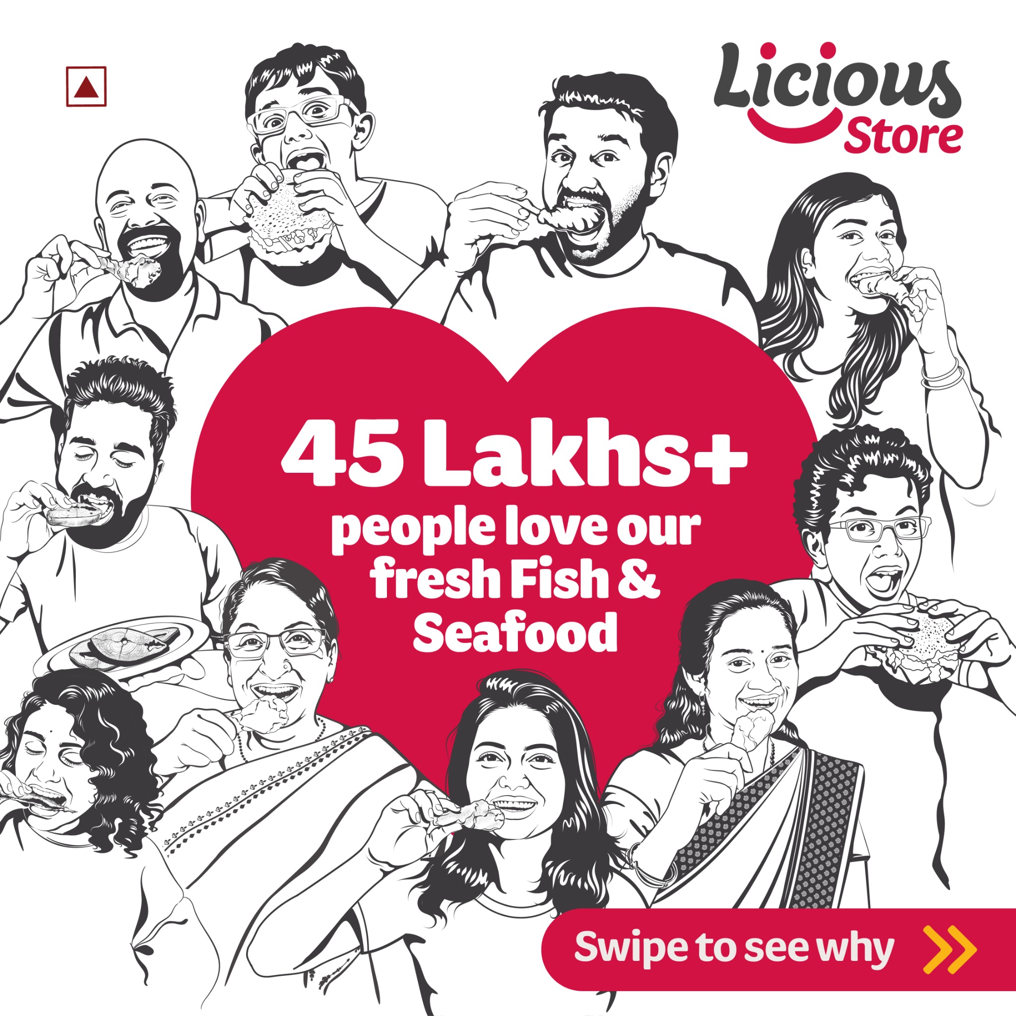Licious Facebook ad