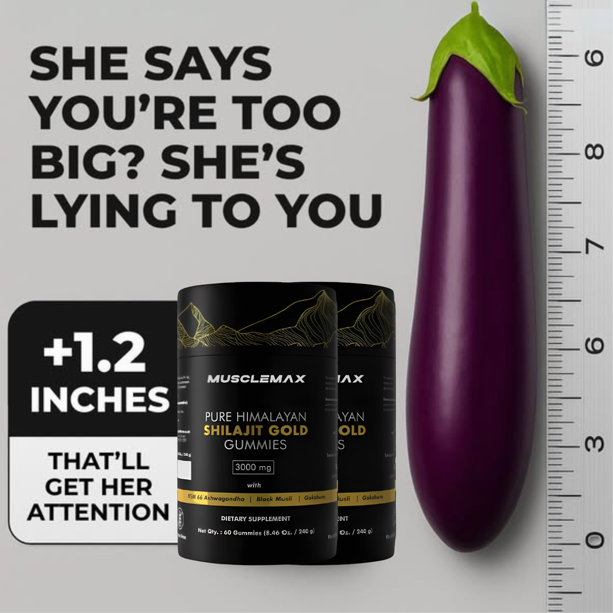 Try MuscleMax Facebook ad