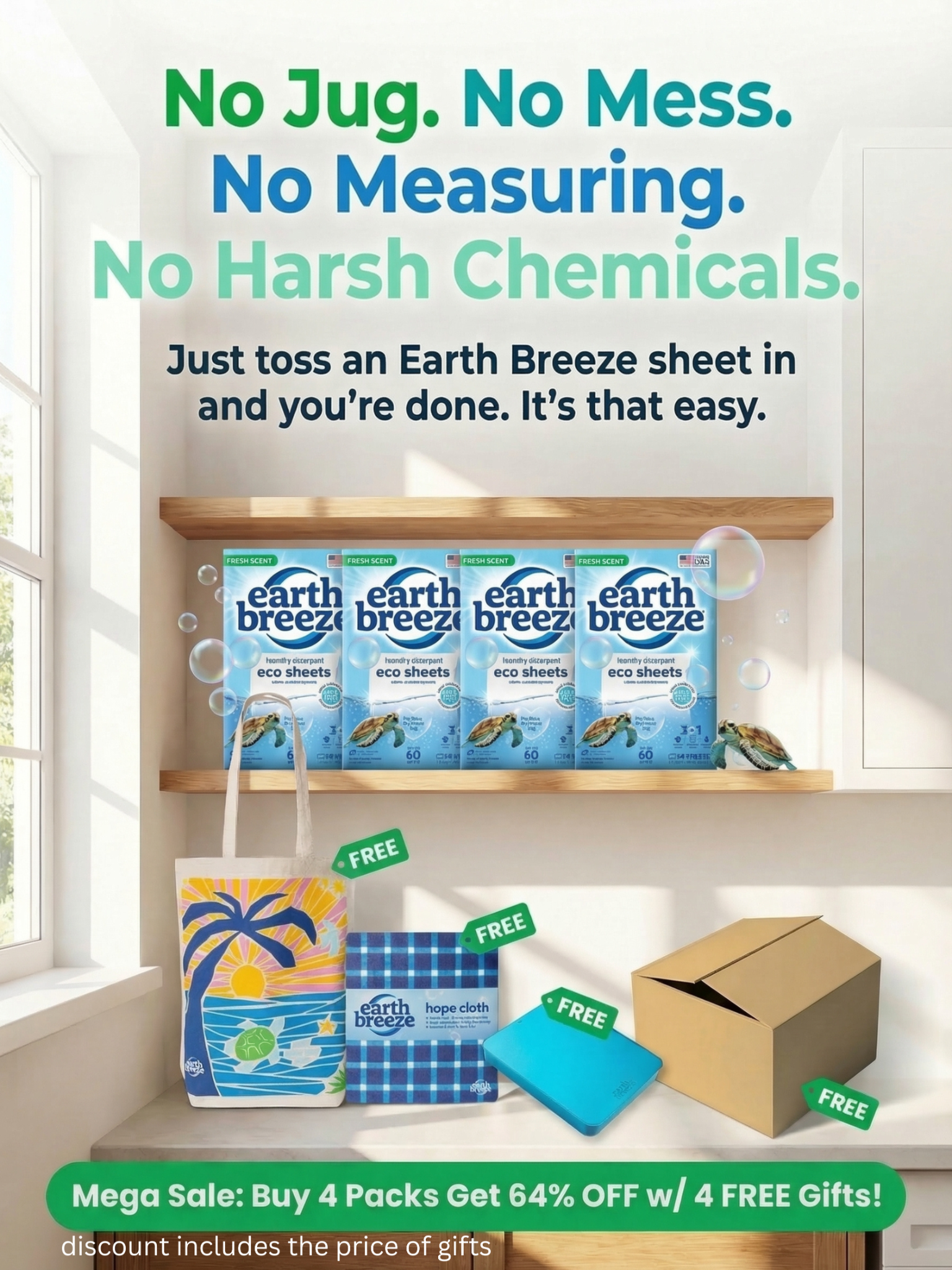 Earth Breeze Facebook ad