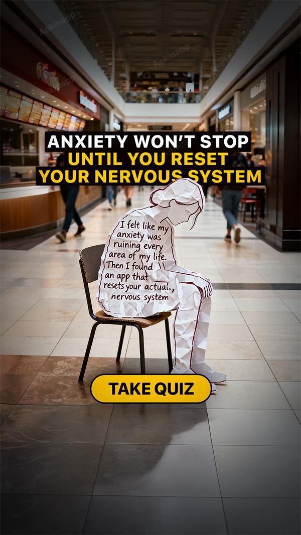 APKinapp fun Facebook ad: Anxiety Test