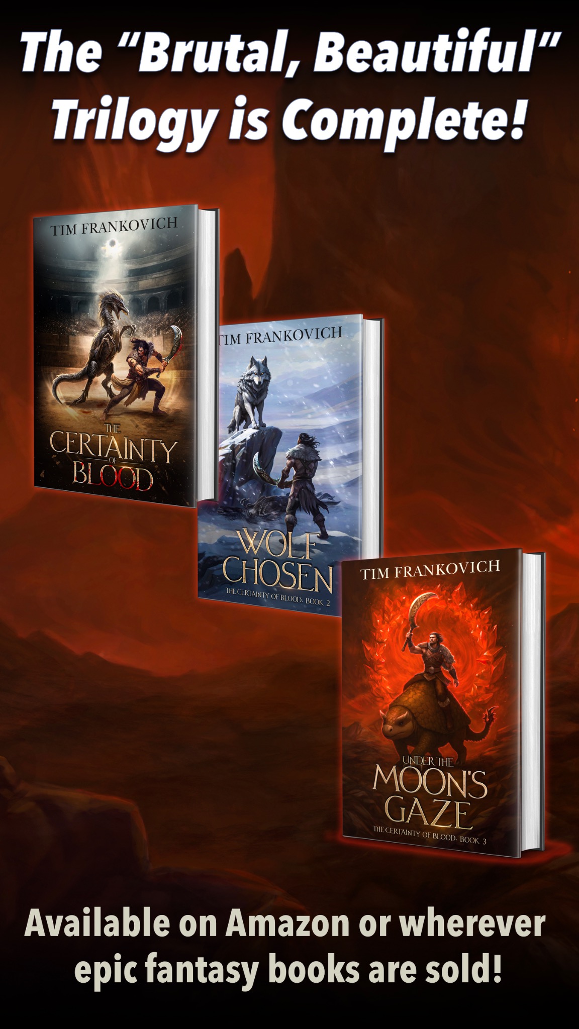 Tim Frankovich, Author Facebook ad