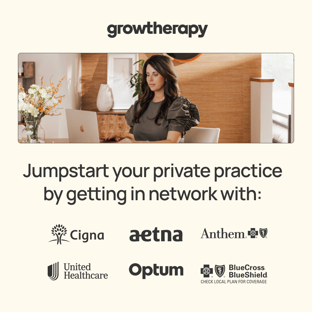Grow Therapy Facebook ad