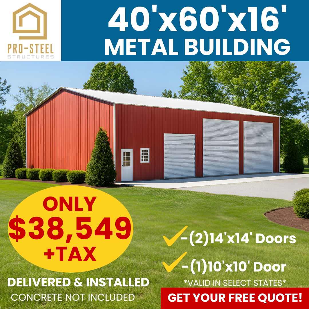 ProSteel Structures Facebook ad