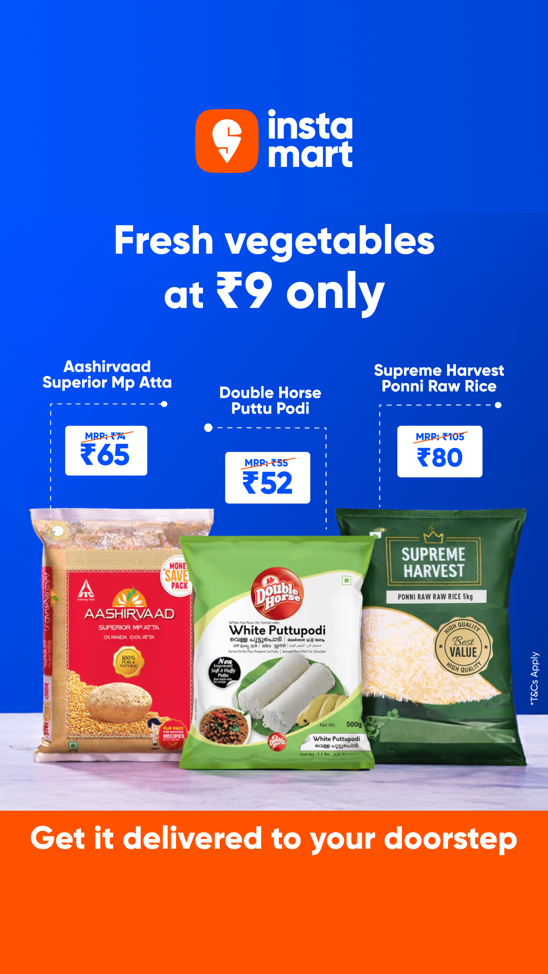Swiggy Instamart Facebook ad