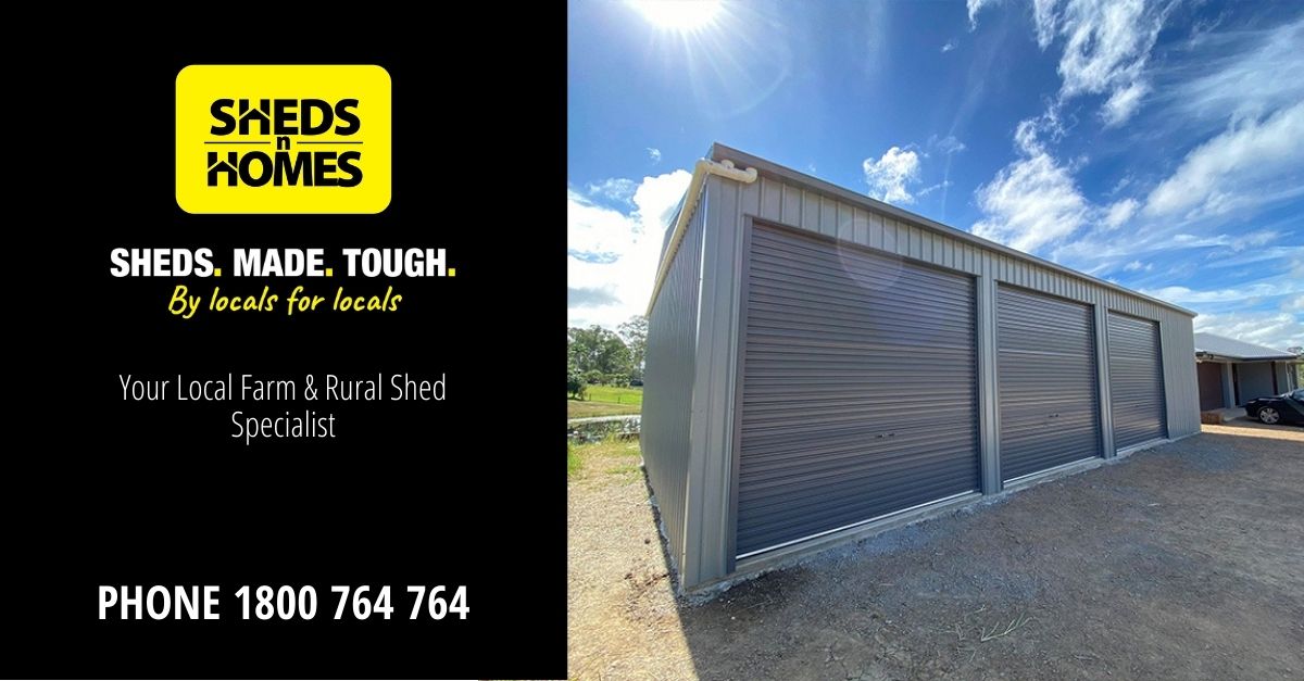 Sheds n Homes Facebook ad