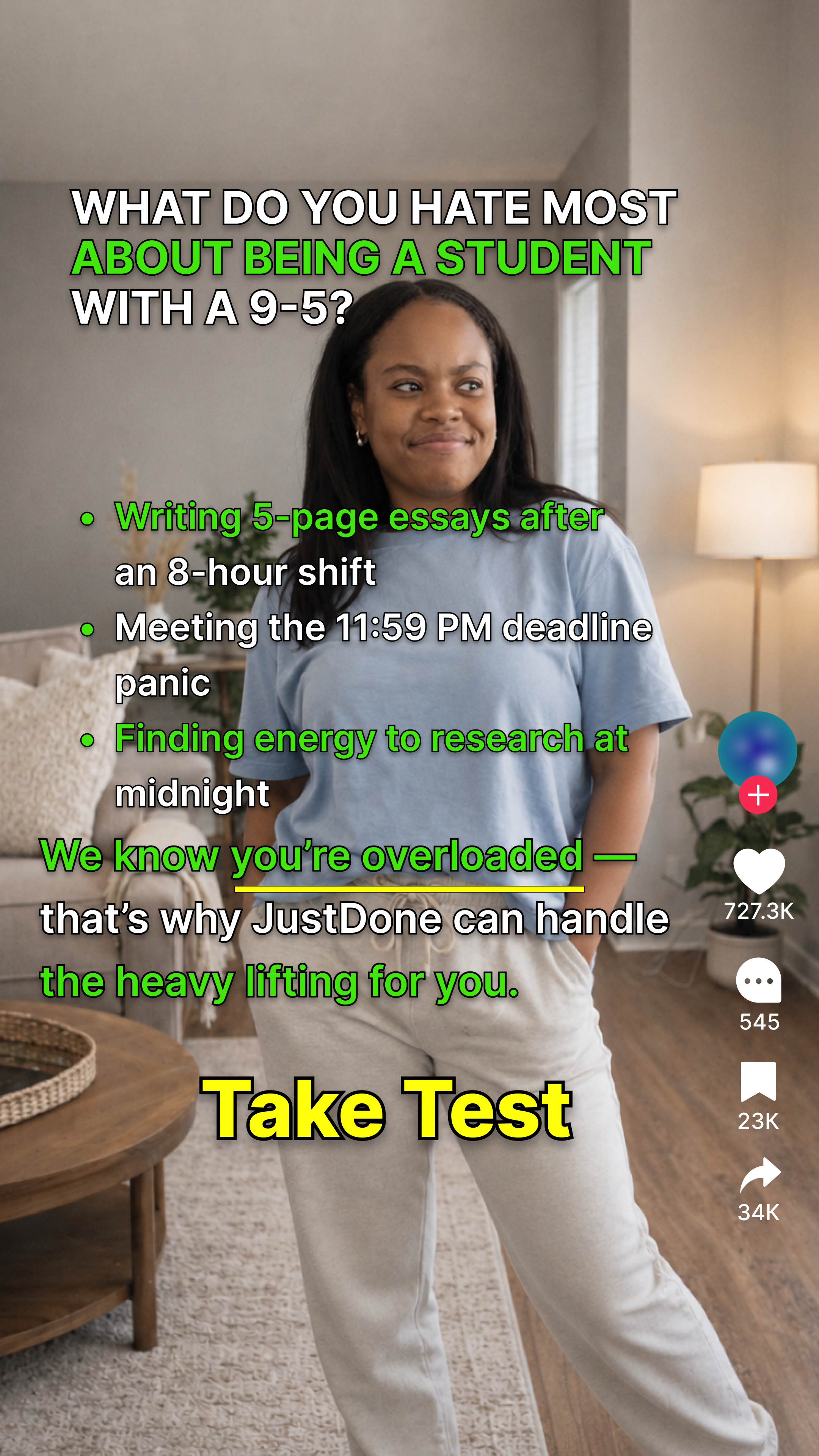 JustDone Facebook ad