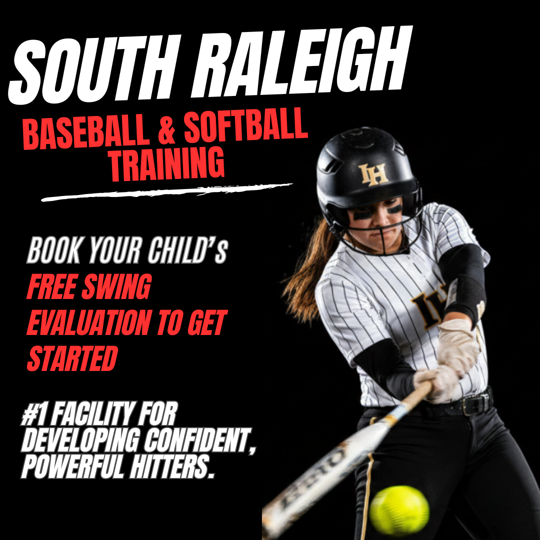 Infinite Hitting - South Raleigh Facebook ad: FREE SWING EVALUATION | BOOK NOW