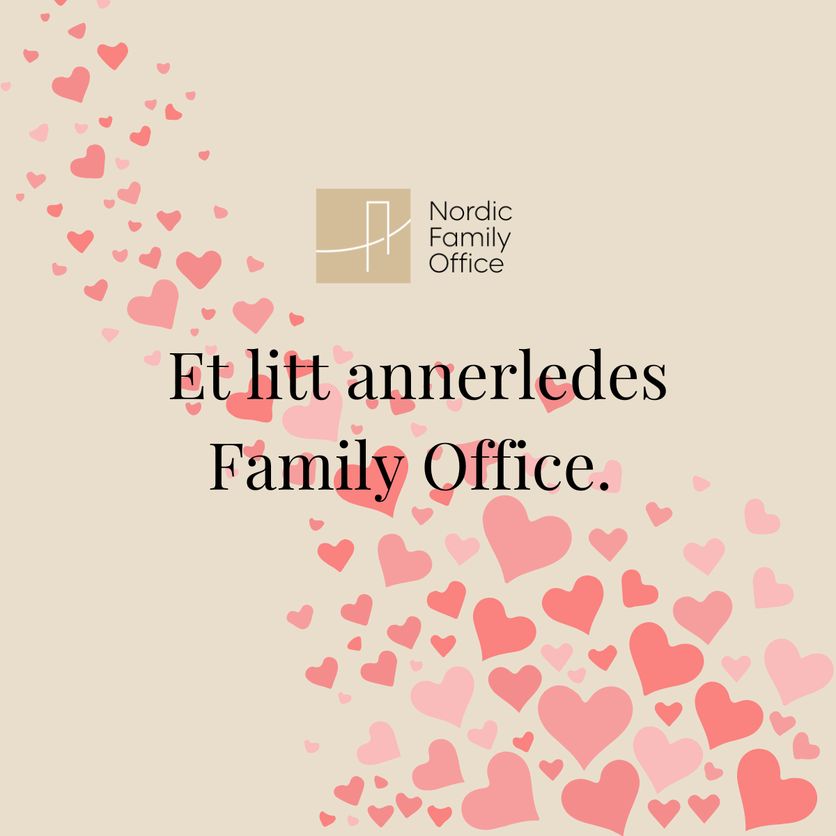 Nordic Family Office Facebook ad: De aller fleste family offices jobber primært med…
