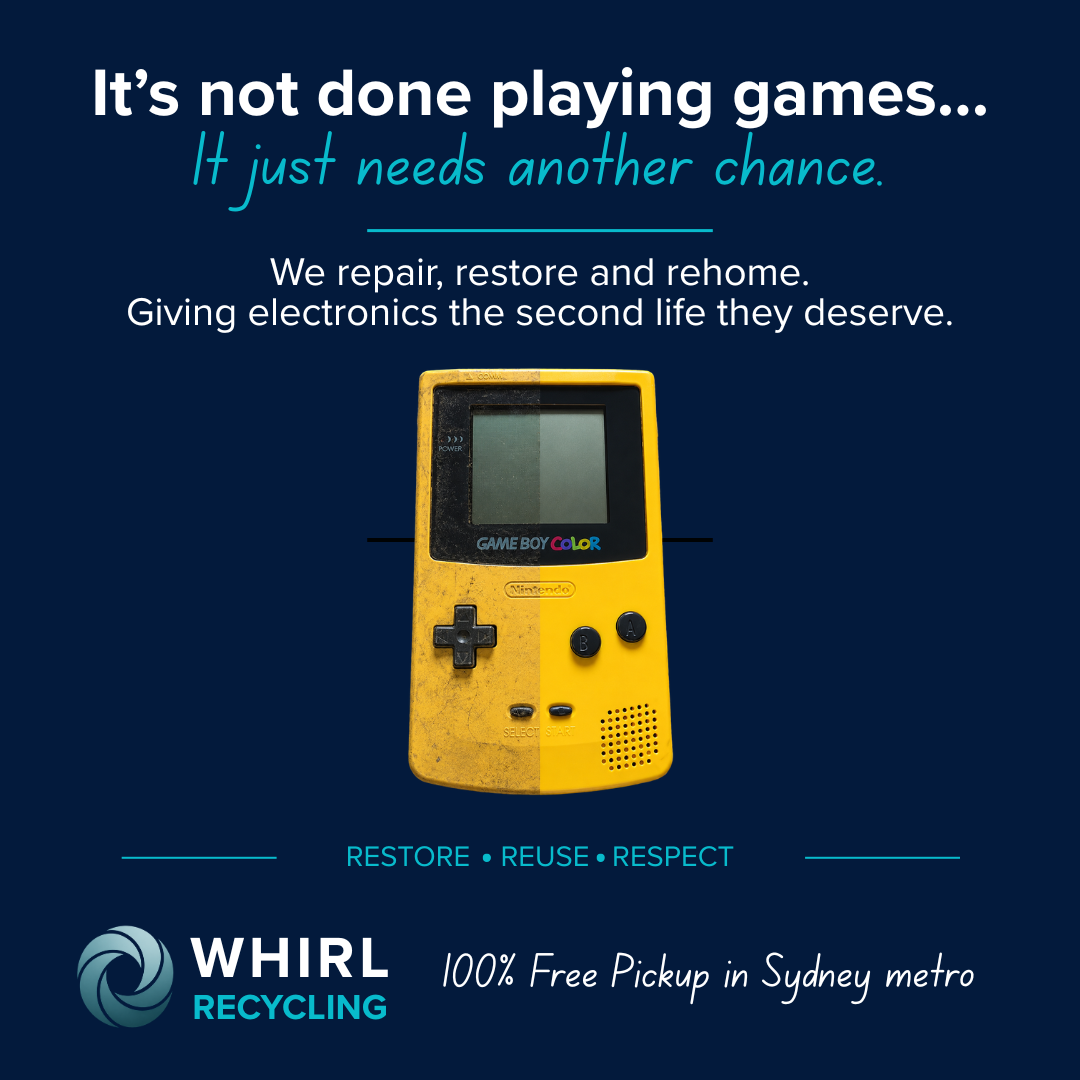 Whirl Recycling Facebook ad: Reuse, Recycle, Respect