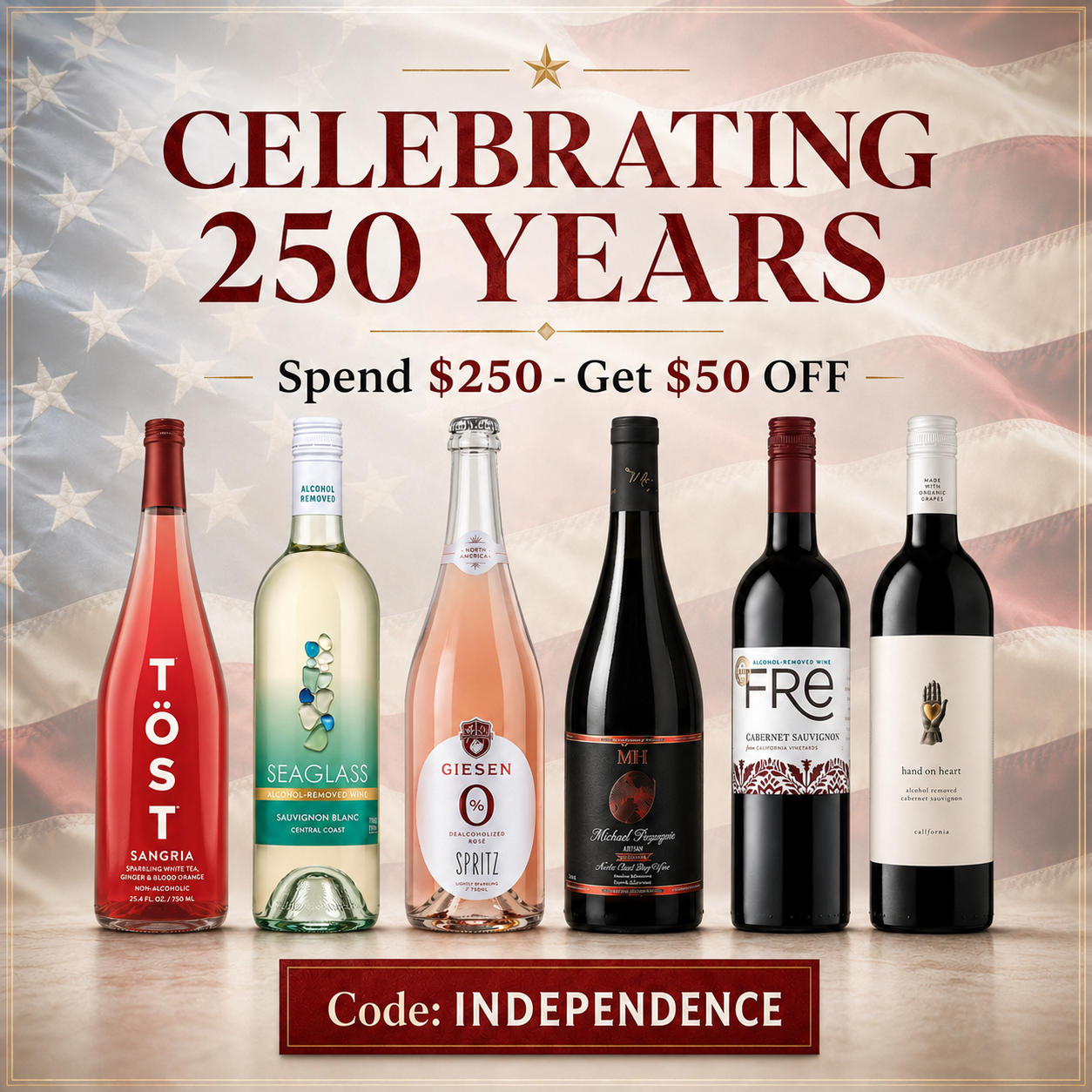 Non Alcoholic Wines Facebook ad