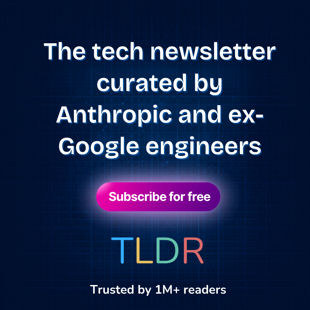 TLDR Newsletter Facebook ad