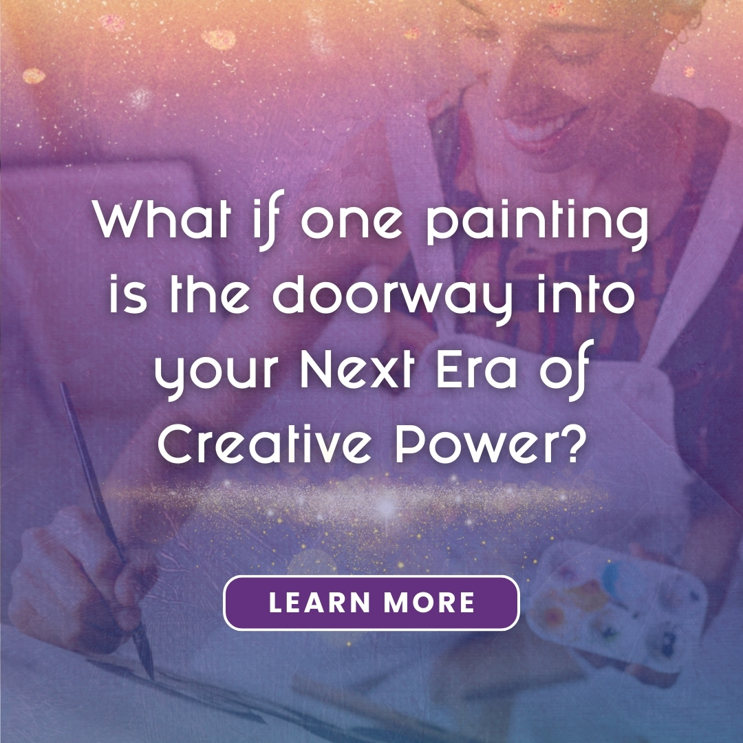 Alexis Cohen Facebook ad: Paint Your Way to Clarity - FREE live event