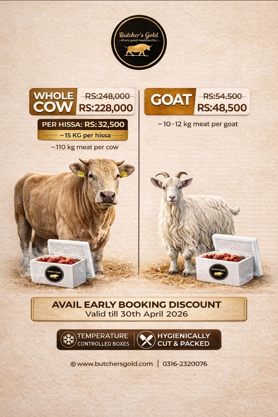 Butcher's Gold Facebook ad from Apr 17, 2026