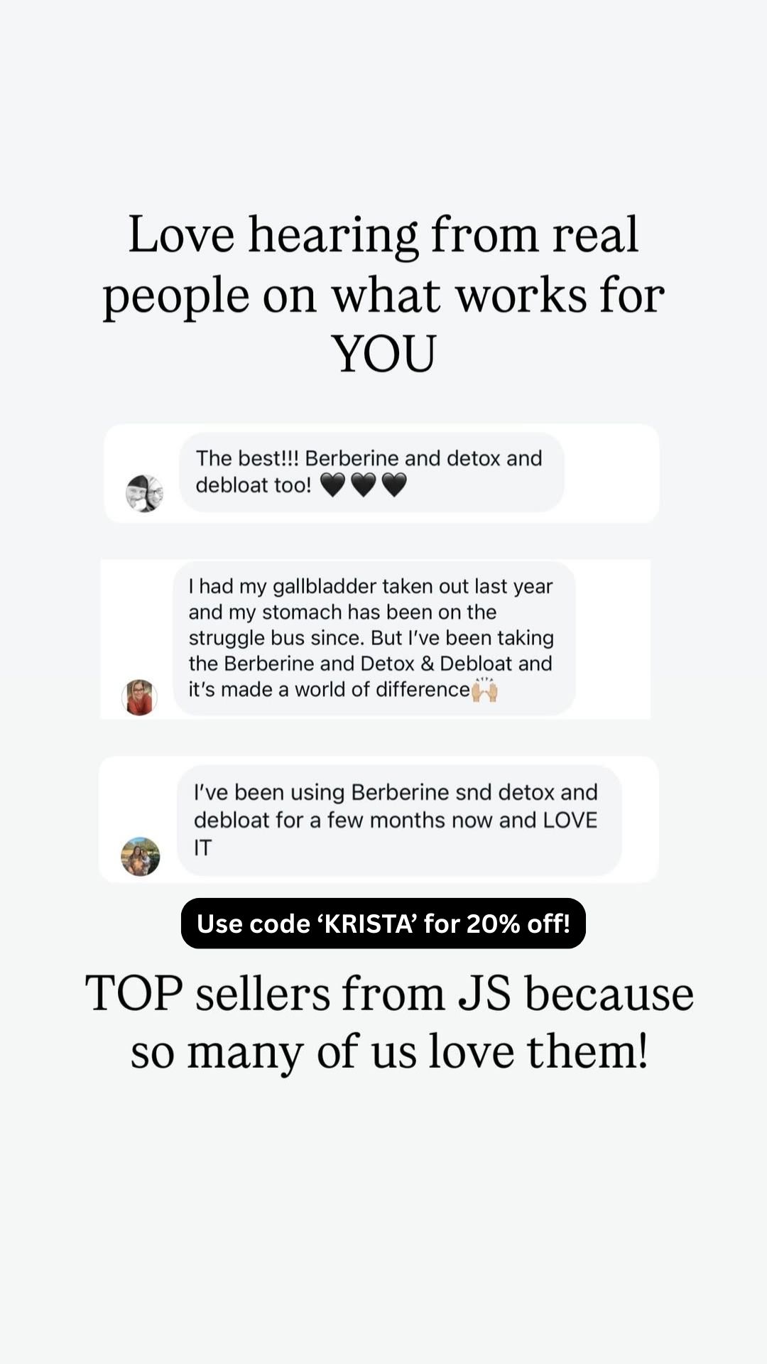 Krista Horton Facebook ad