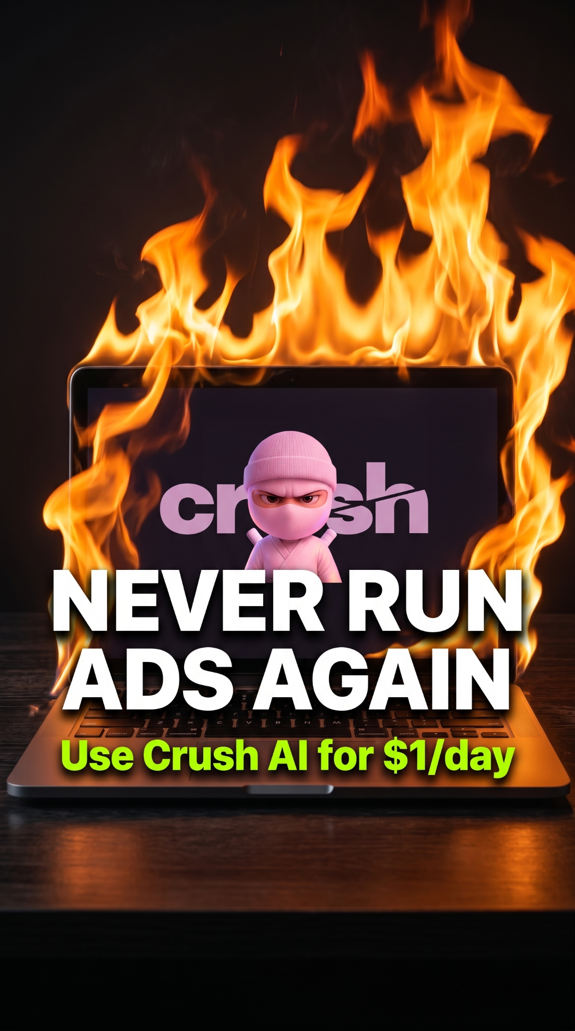 trycrush.ai Facebook ad