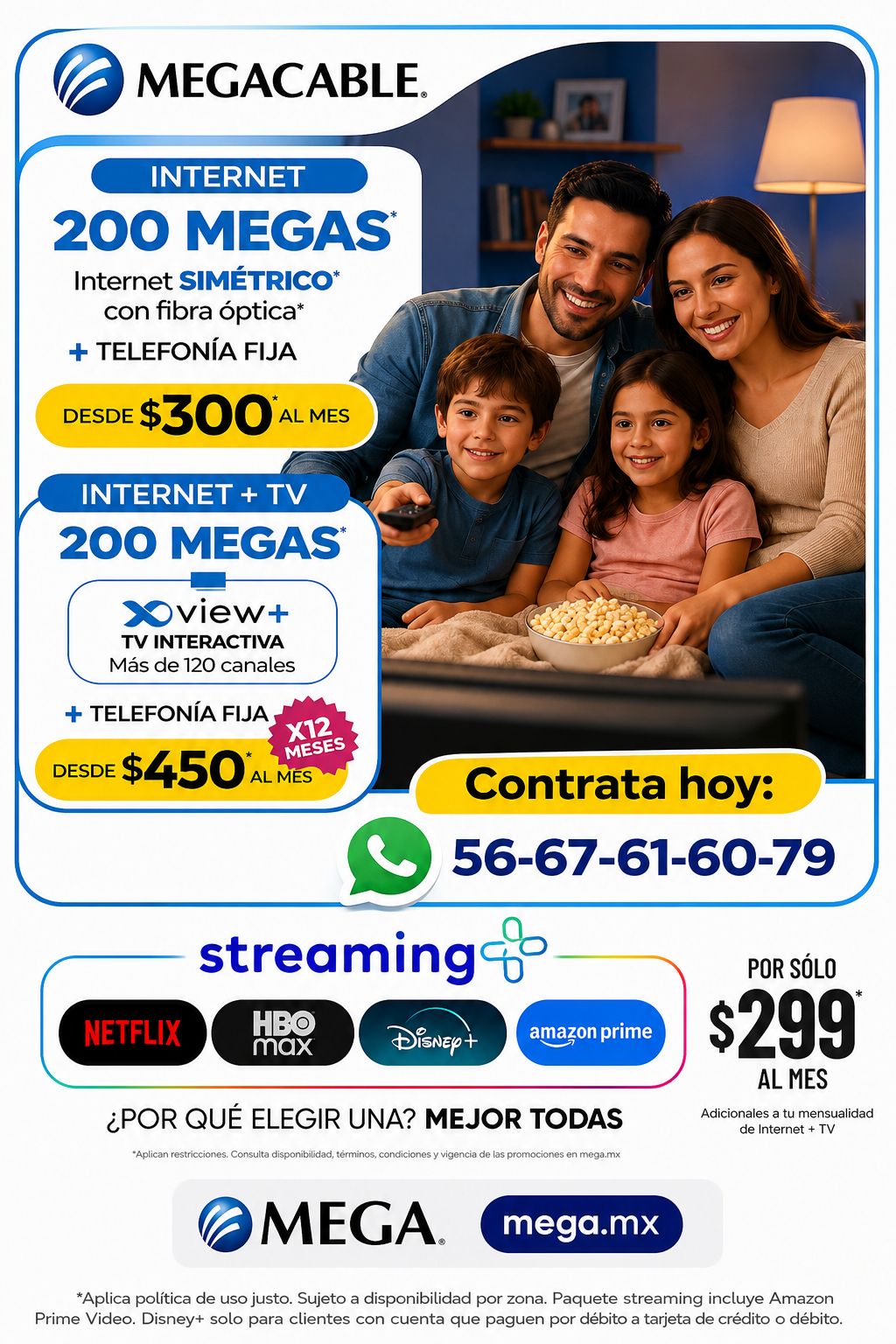 Asesor de ventas Leslie Facebook ad: ¡Conéctate con MEGA y disfruta más por menos!