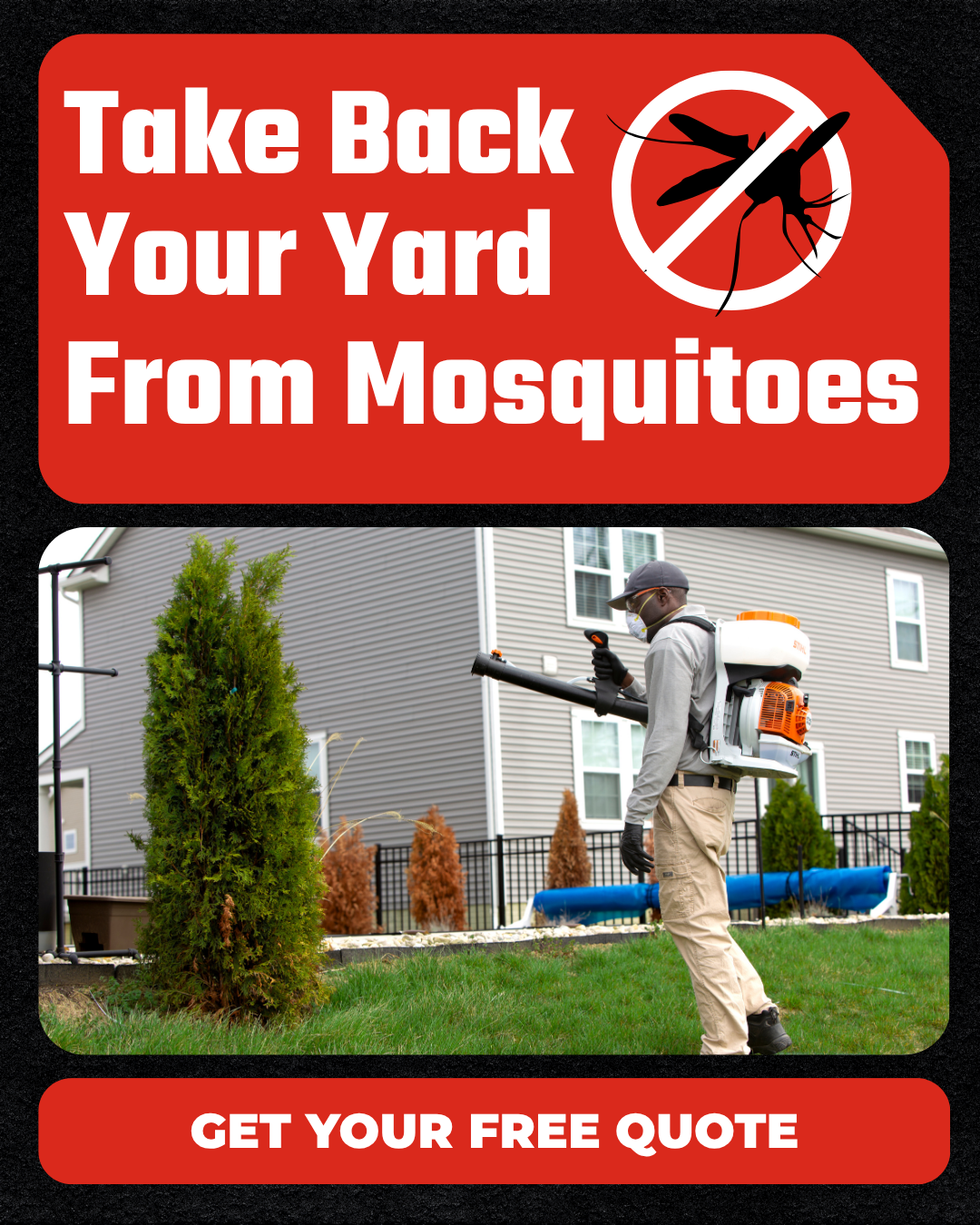 Champion Pest & Termite Control LLC Facebook ad: Bugs Hate Us