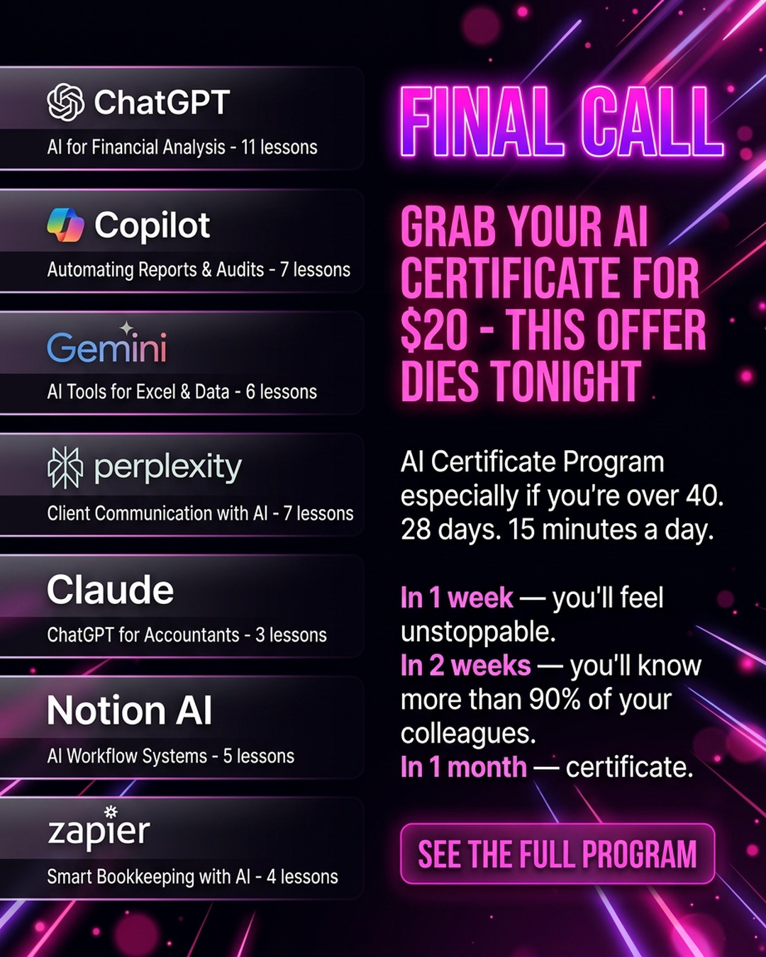 Career Unlocked Facebook ad: Start Now