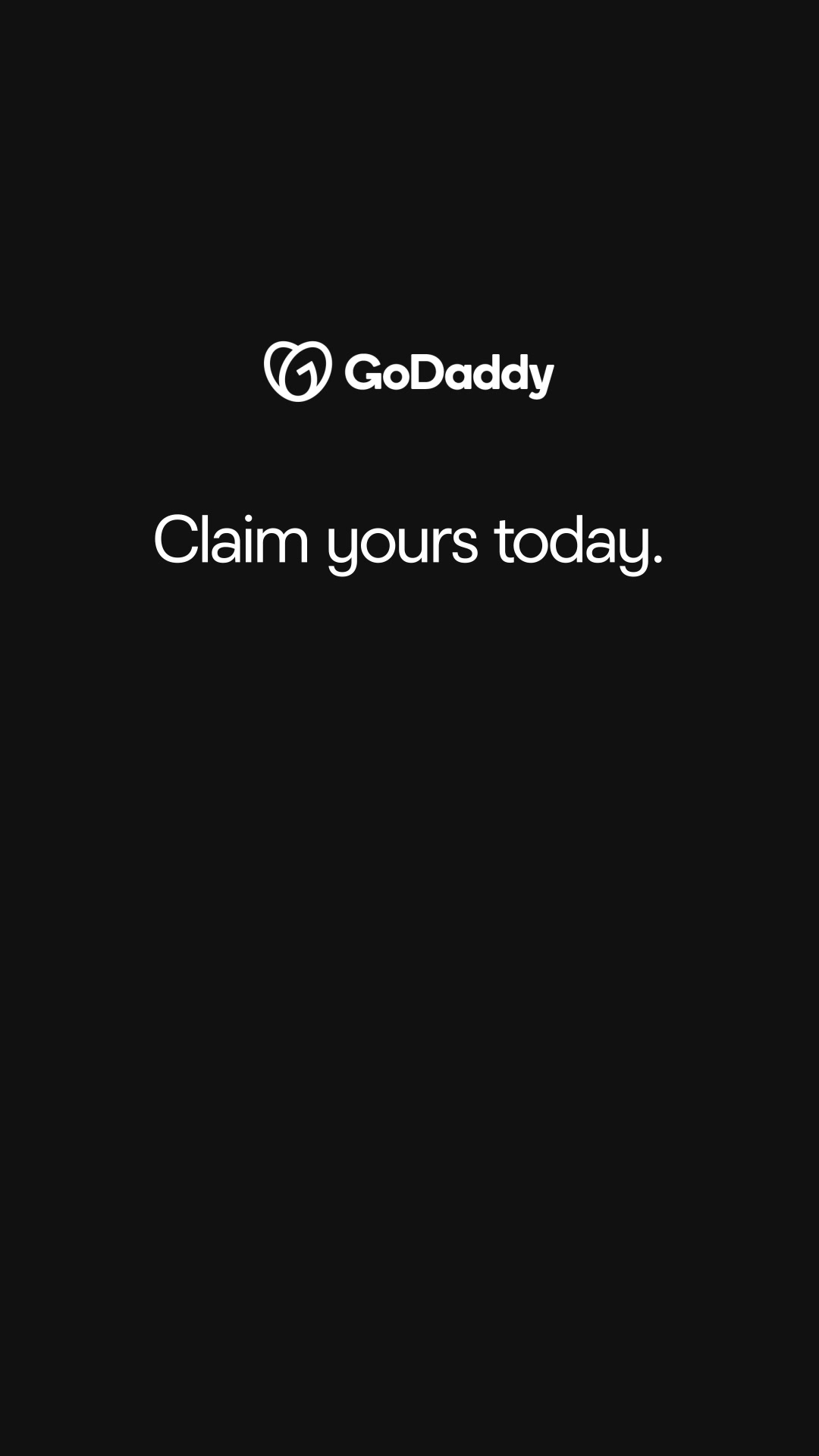 GoDaddy Facebook ad from Aug 1, 2026