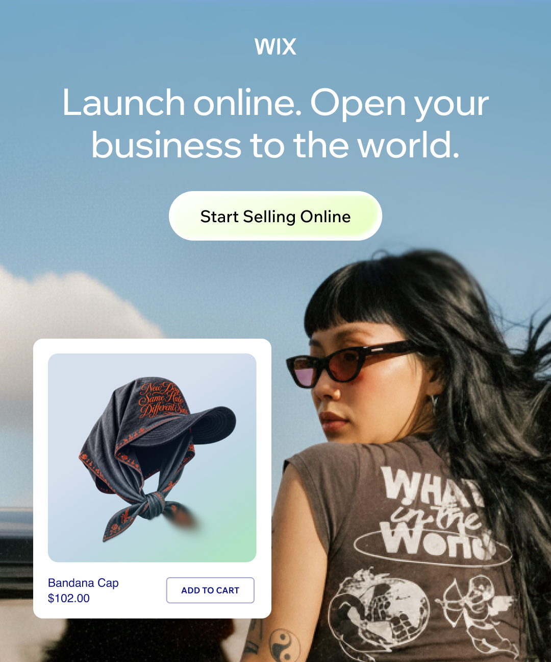Wix Facebook ad