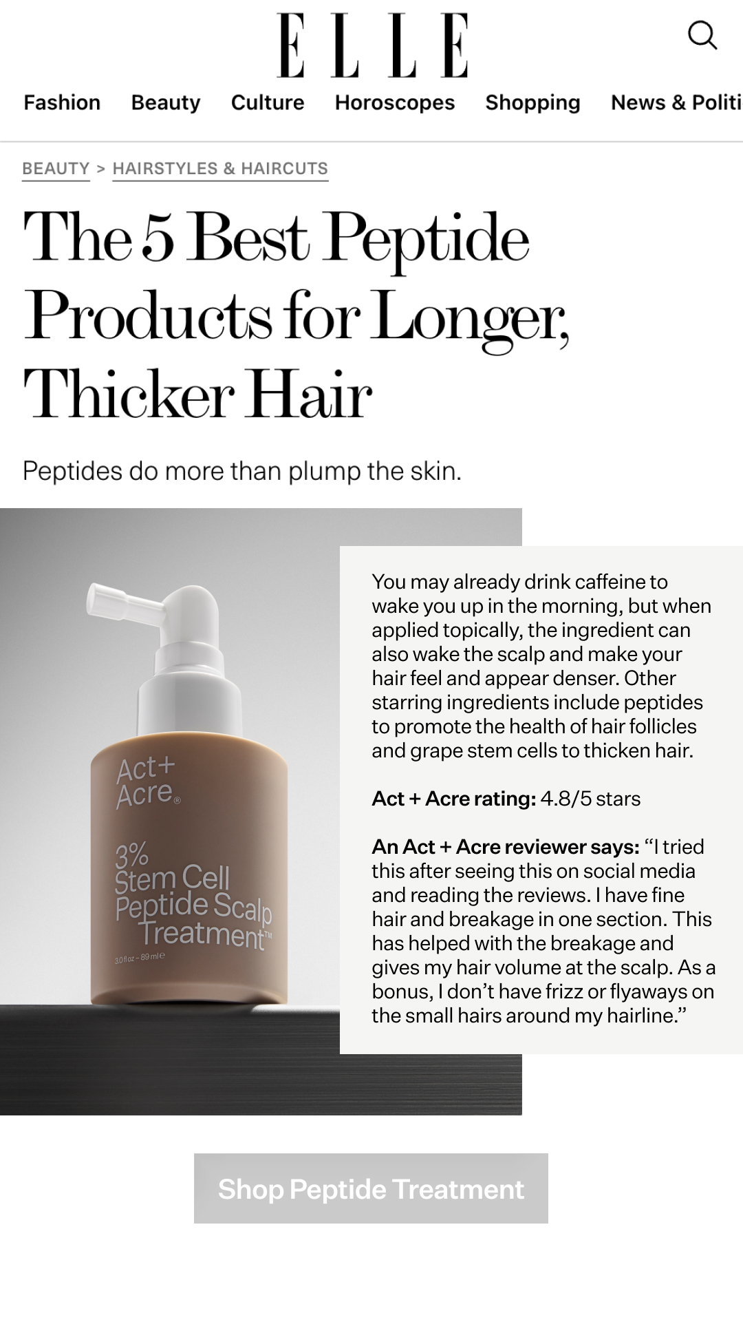 ActandAcre Facebook ad