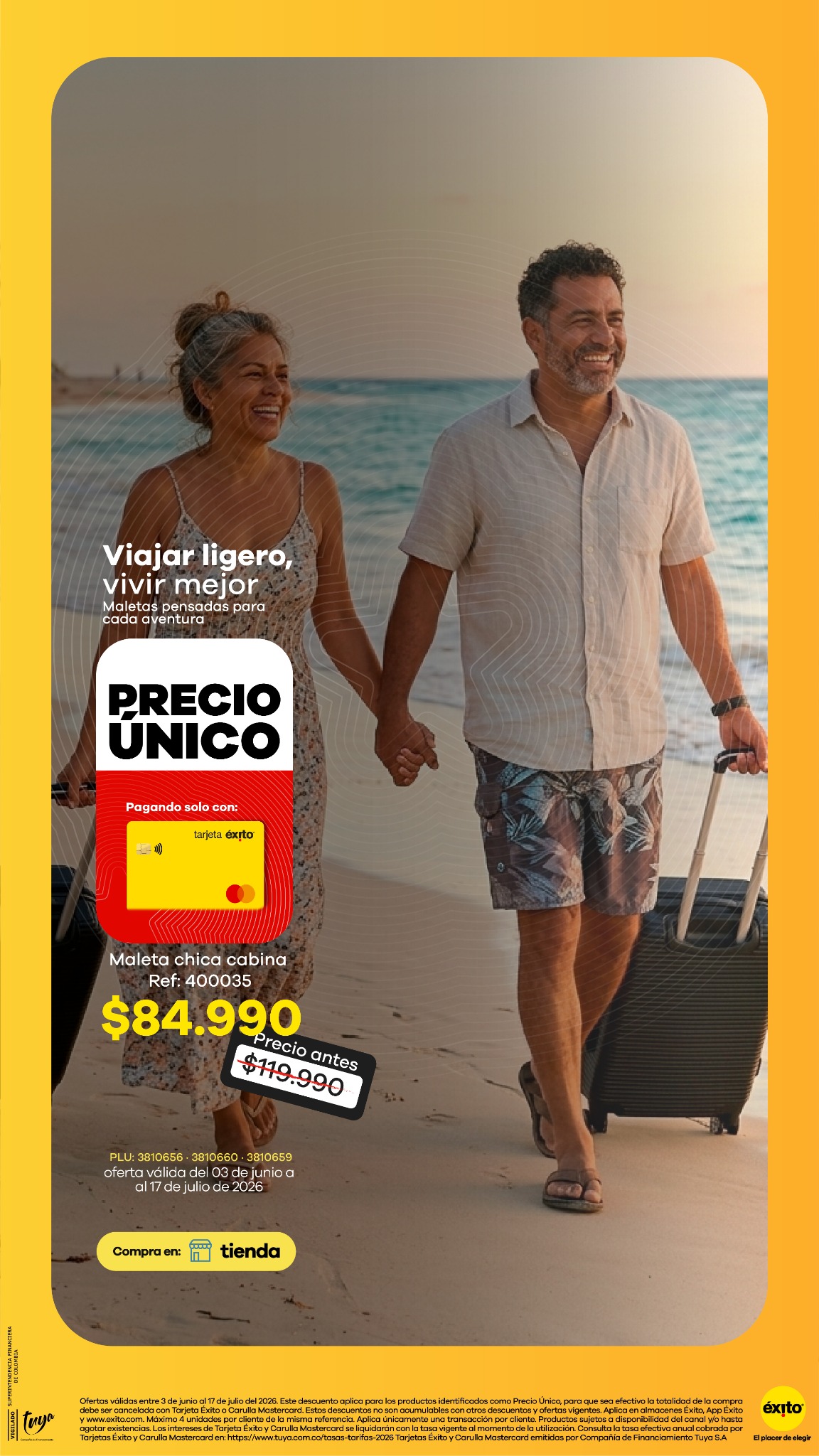 Éxito Facebook ad