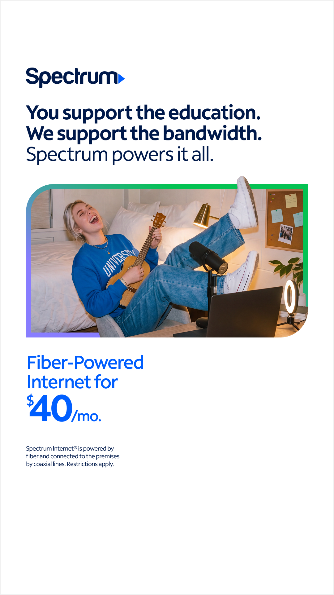 Spectrum Facebook ad
