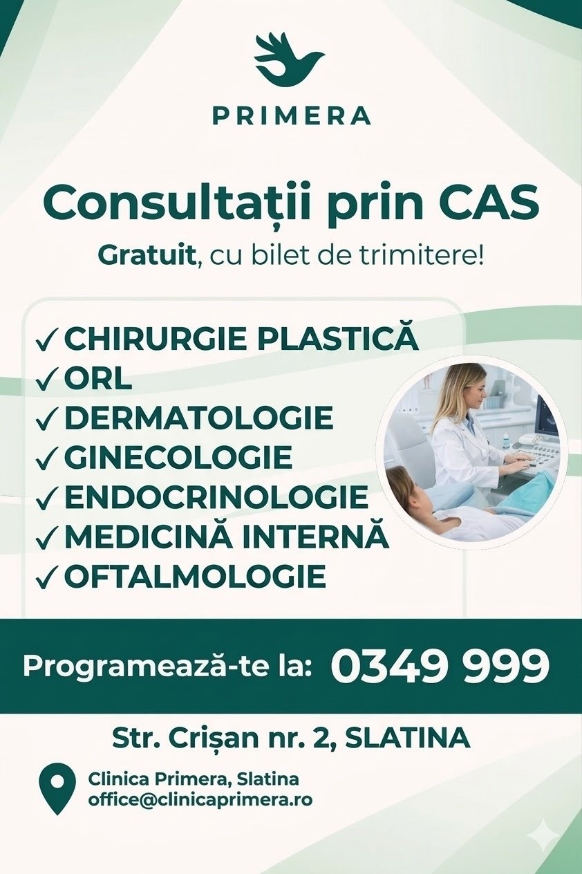 Clinica Primera Facebook ad: Noi specialitati medicale in contract cu CAS la…