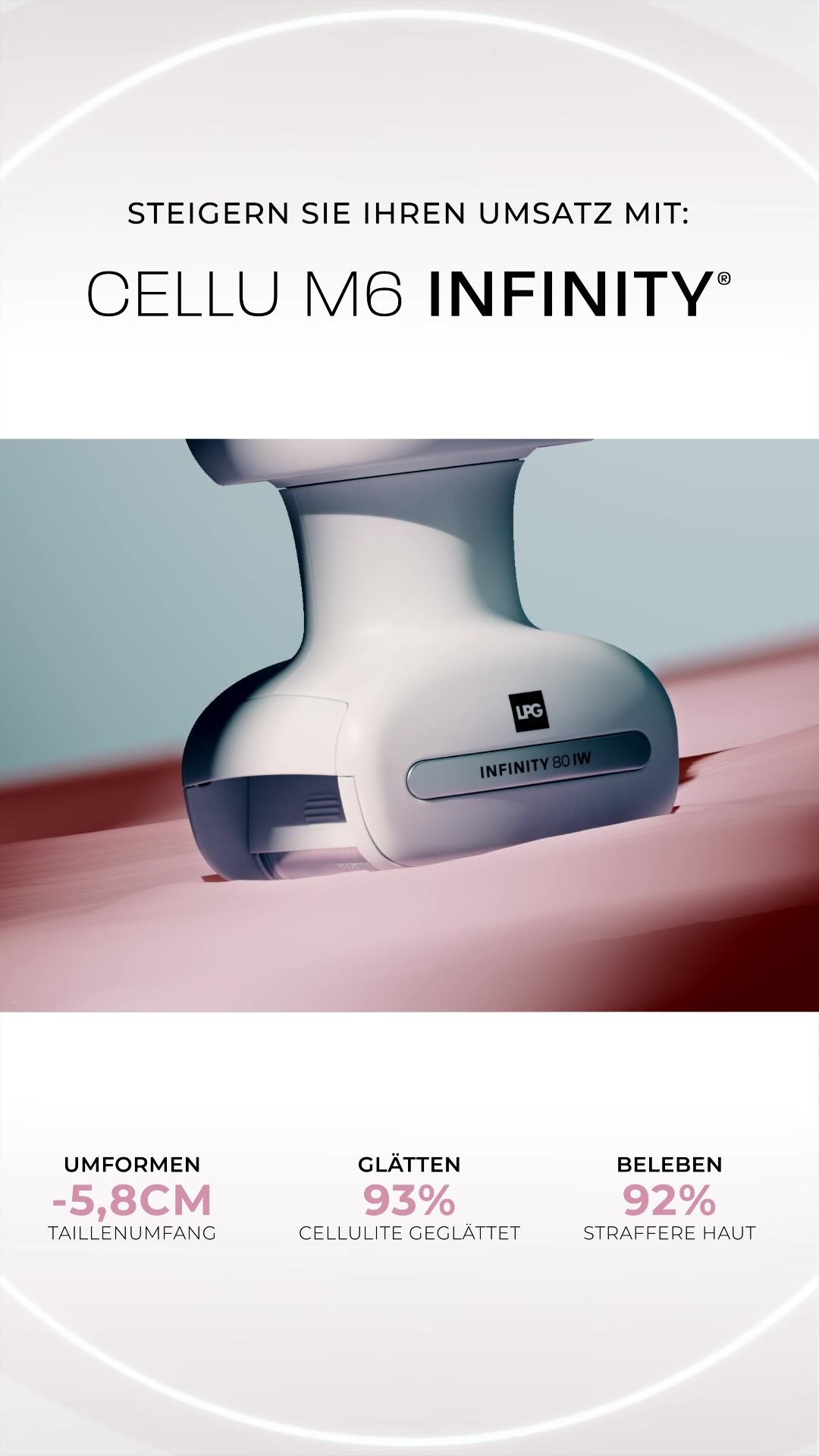 LPG endermologie Facebook ad: Wahl von 28.000 Fachkräften Cellu M6 Infinity