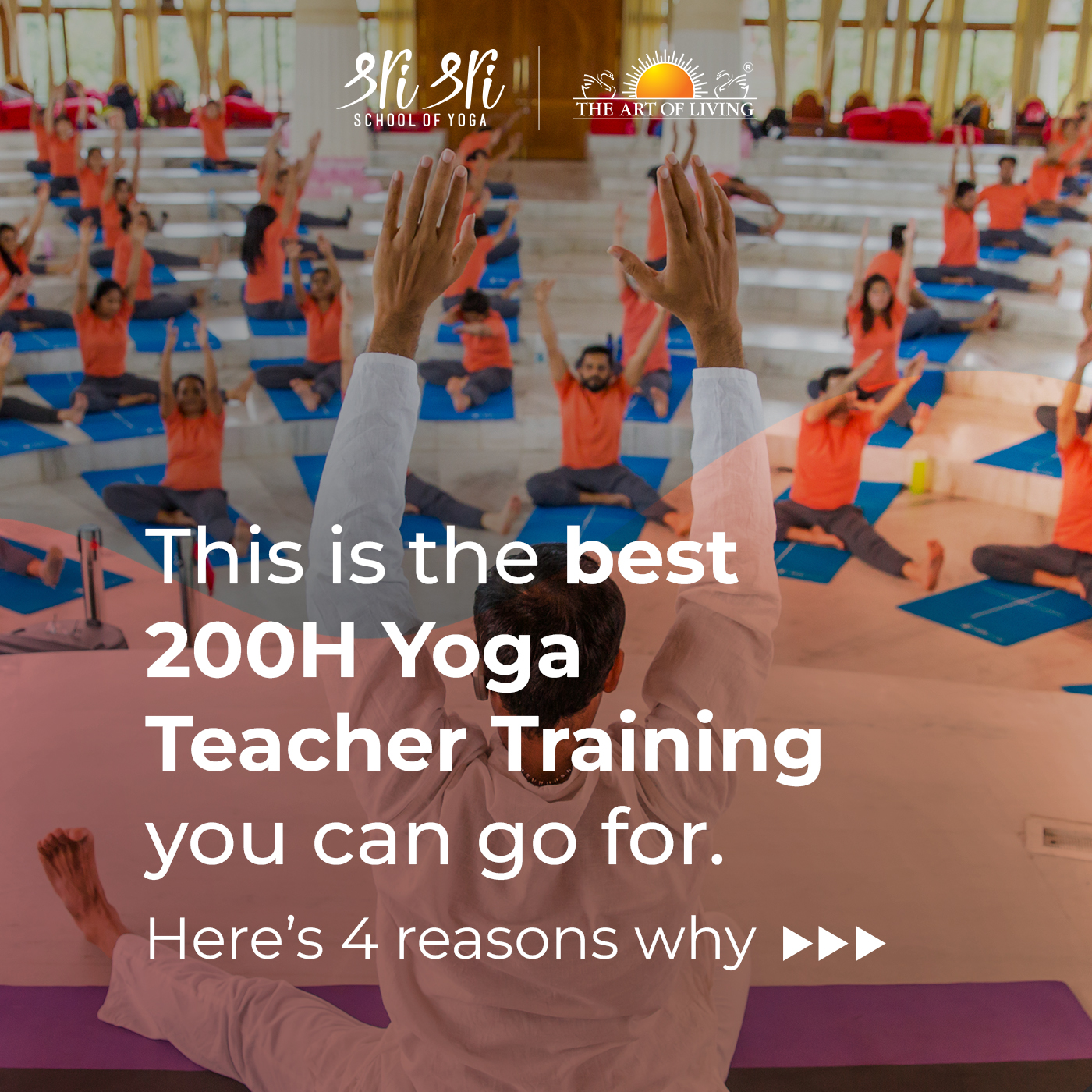 Sri Sri School of Yoga - Yoga Teacher Training Facebook ad