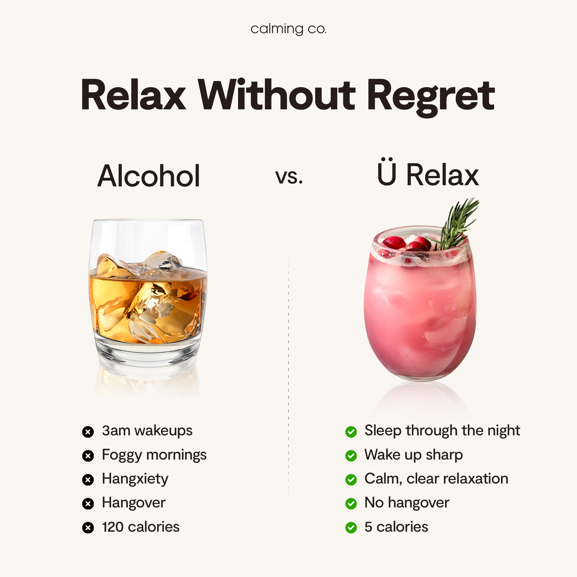 Calming Co. Facebook ad