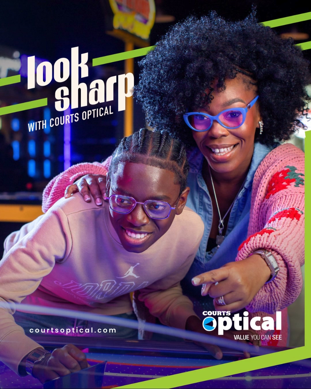 Courts Optical Grenada Facebook ad: Back-to-School Savings! 30% OFF Lenses