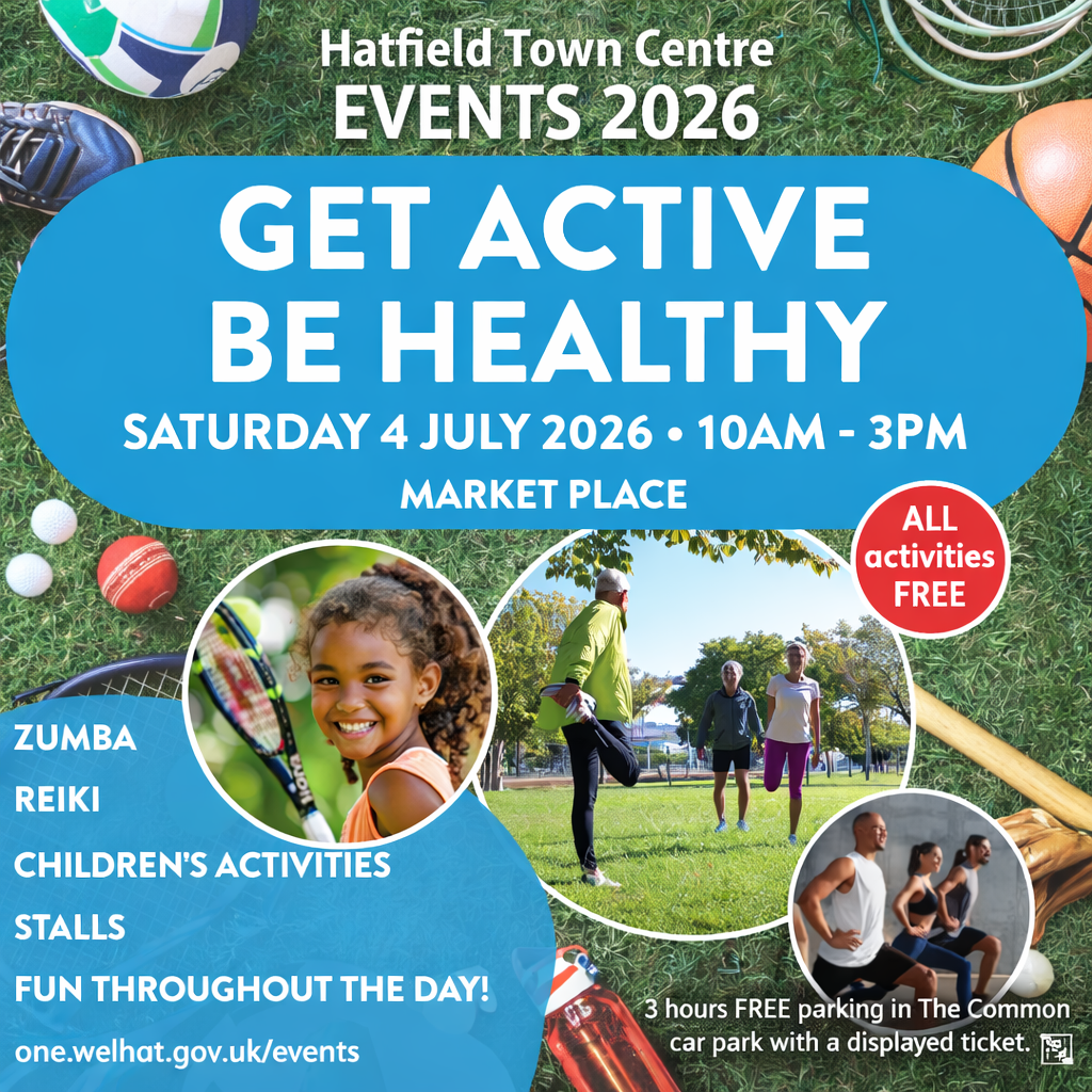 Welwyn Hatfield Times Facebook ad: Get Active, Be Healthy